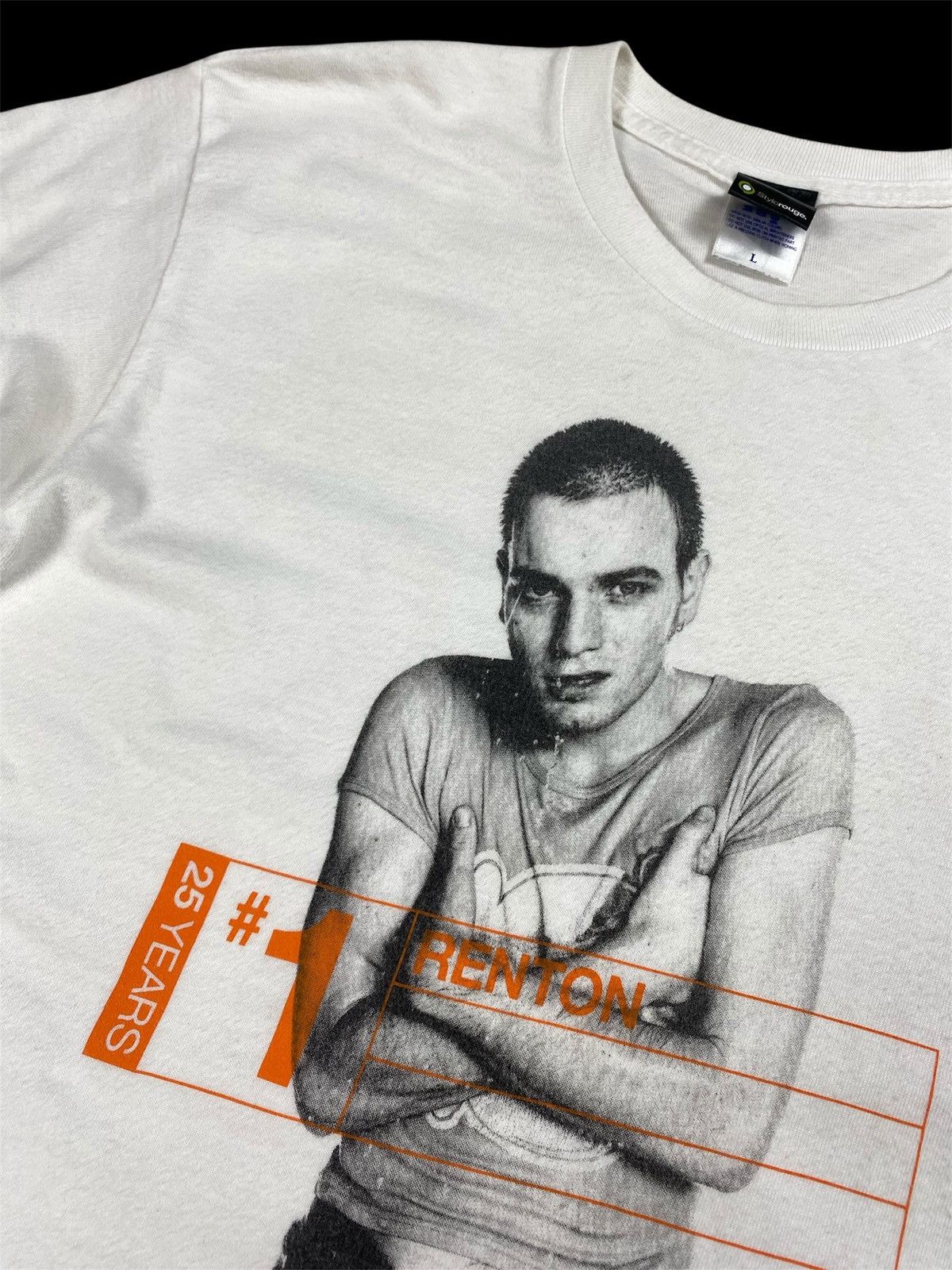Vintage Trainspotting Renton Movie T-Shirt Size US M / EU 48-50 / 2 - 5 Thumbnail