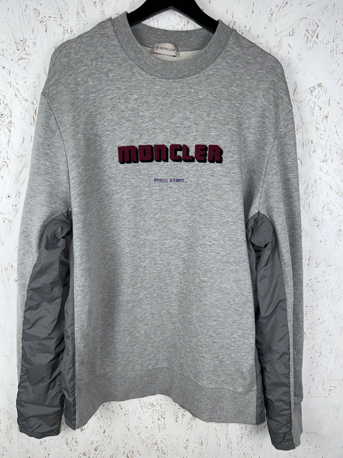 Moncler Maglia Girocollo Press Start Sweatshirt Crewneck Tops