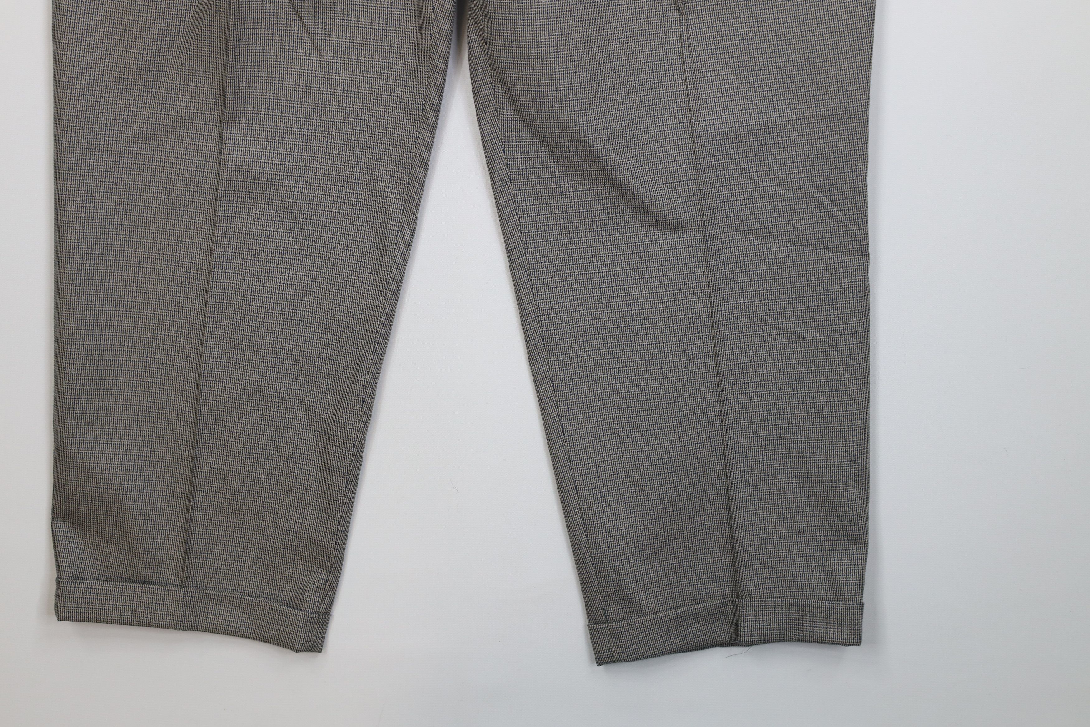 Eddie Bauer Vintage 90s Eddie Bauer Wide Leg Chino Pants Houndstooth USA Size US 36 / EU 52 - 5 Thumbnail