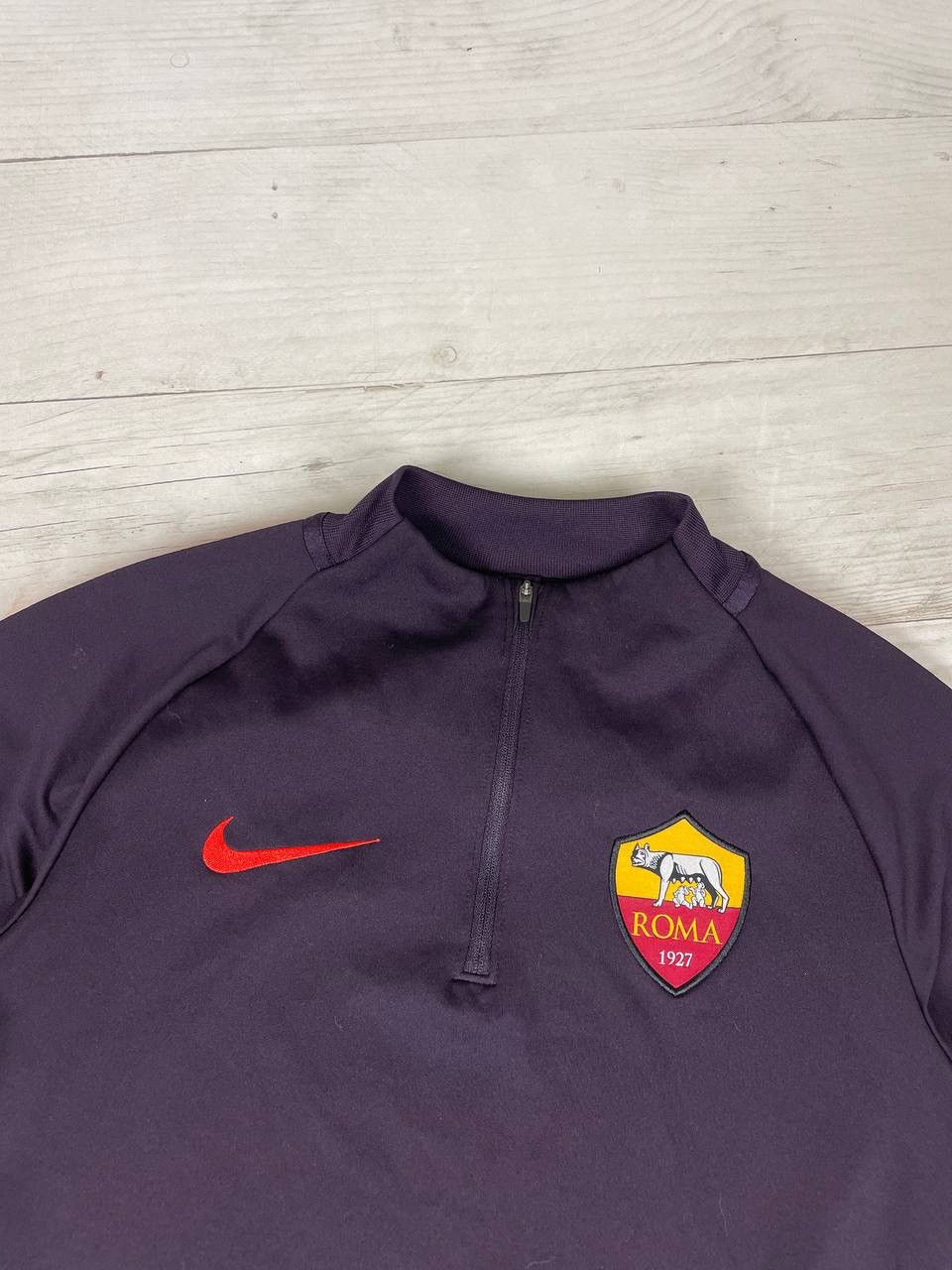 Nike Nike AS Roma 2018 2019 Training Drill Top Soccer Jersey Size US S / EU 44-46 / 1 - 2 Thumbnail