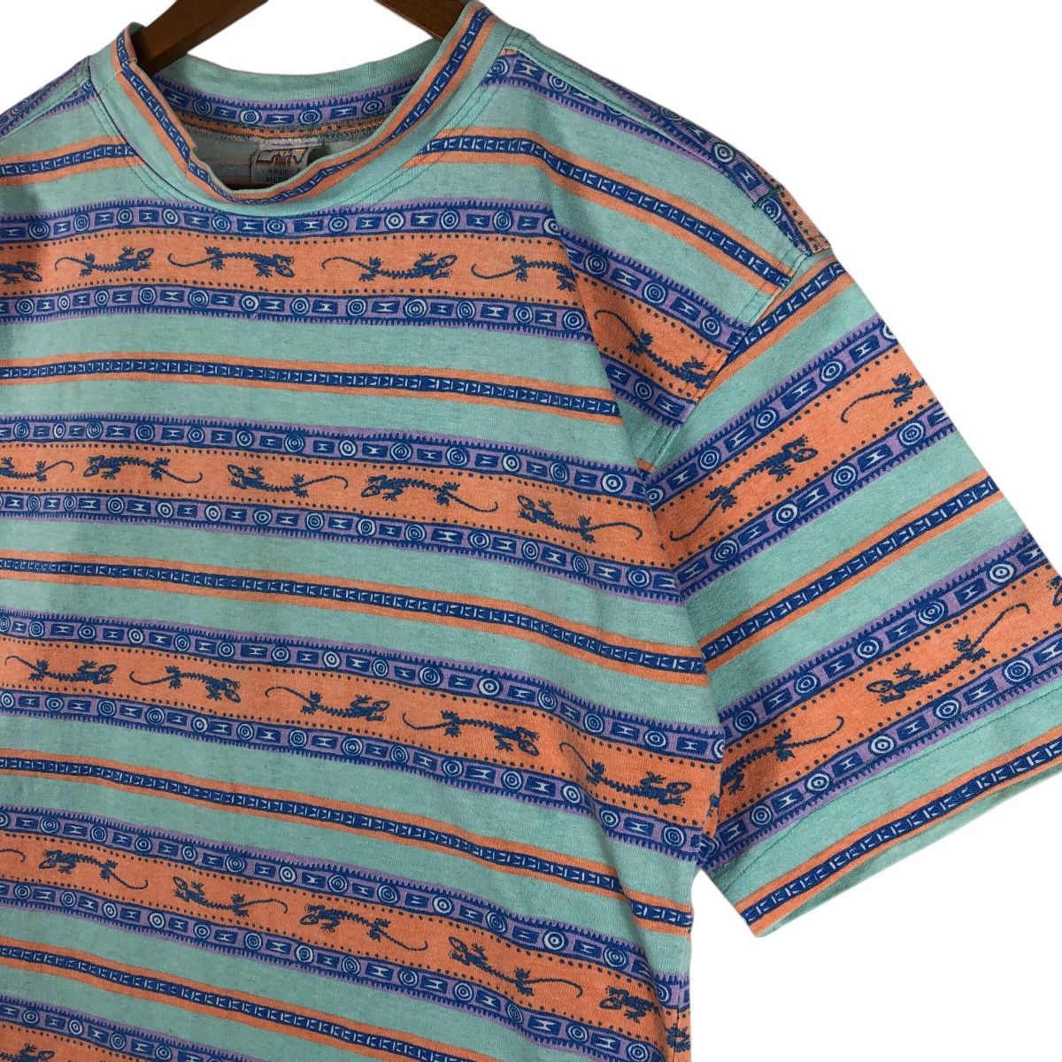 Vintage CRAZY SHIRT Maui Surf Gecko Fullprint T-Shirt Size US M / EU 48-50 / 2 - 4 Thumbnail