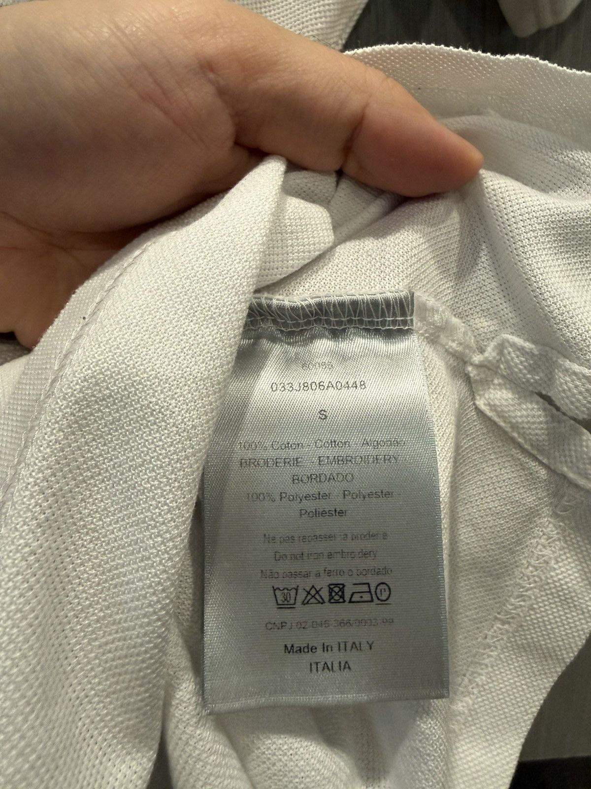 Dior Dior Jordan White Polo T Shirt Size US S / EU 44-46 / 1 - 6 Thumbnail