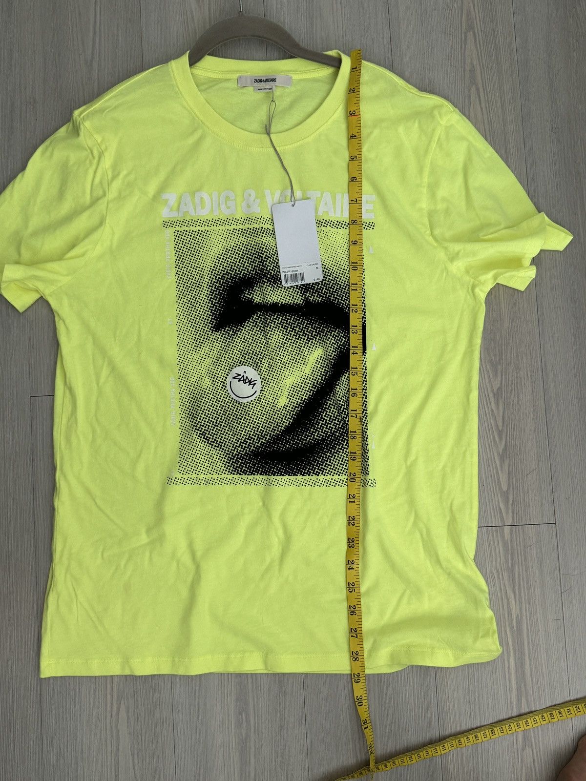 Zadig & Voltaire Zadig & Voltaire Ted Happy Photoprint T-Shirt Size M Size US M / EU 48-50 / 2 - 9 Thumbnail