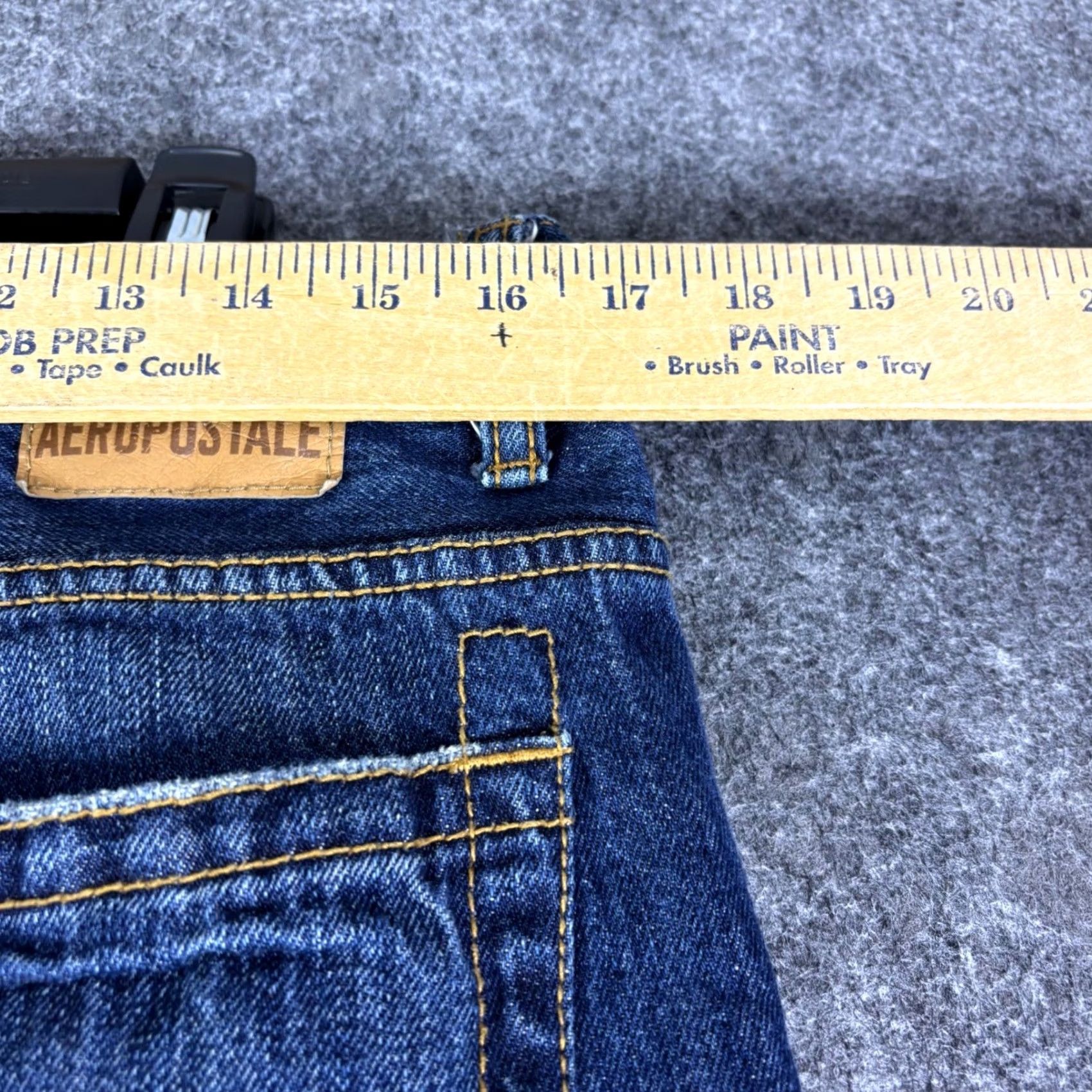 Aeropostale Aeropostale Jeans Driggs Slim Bootcut Mens 34x32 Blue Distressed Medium Wash Size US 34 / EU 50 - 6 Thumbnail
