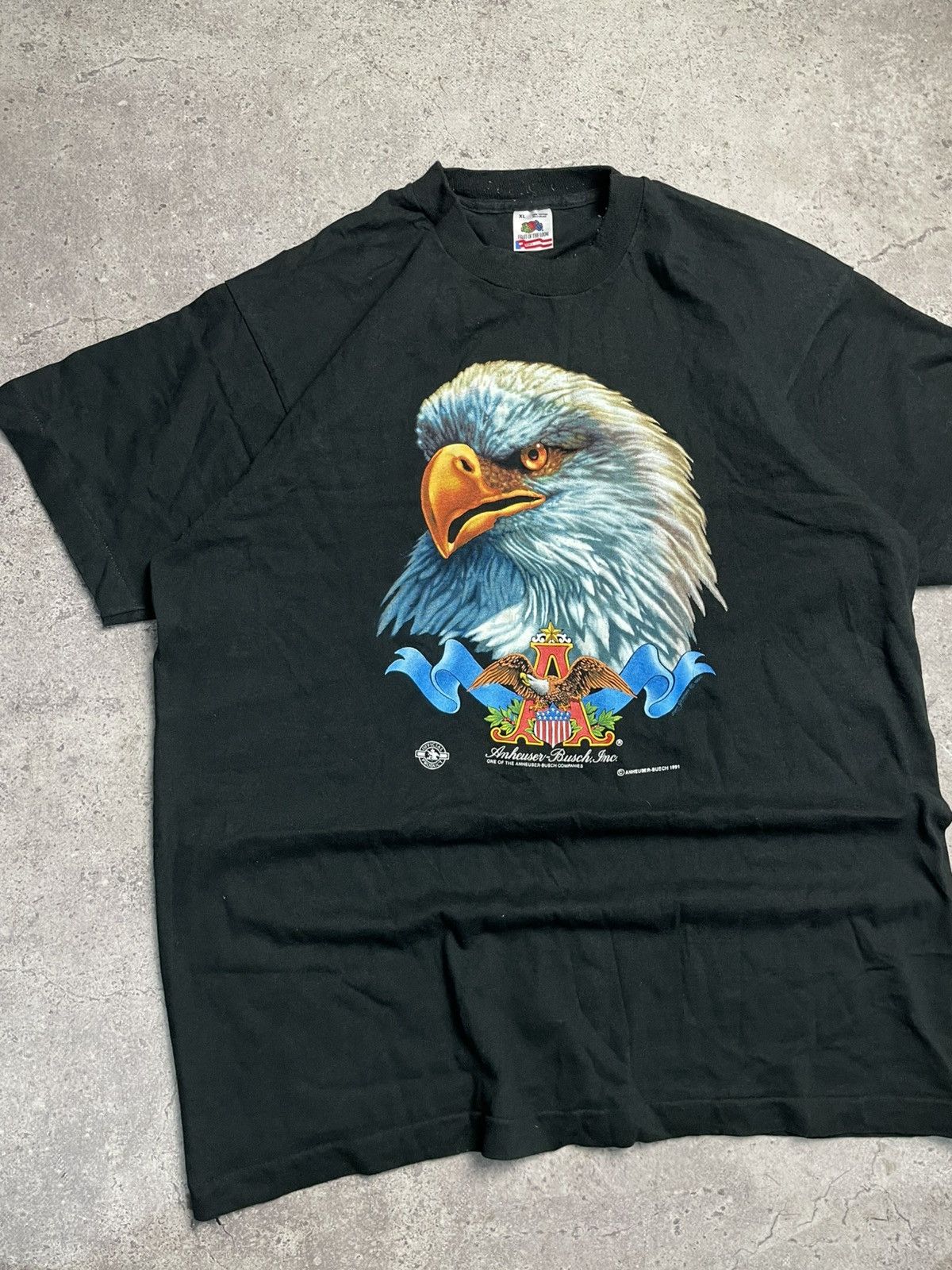 Vintage 1991 Anheuser Busch vintage t shirt Size US XL / EU 56 / 4 - 2 Thumbnail