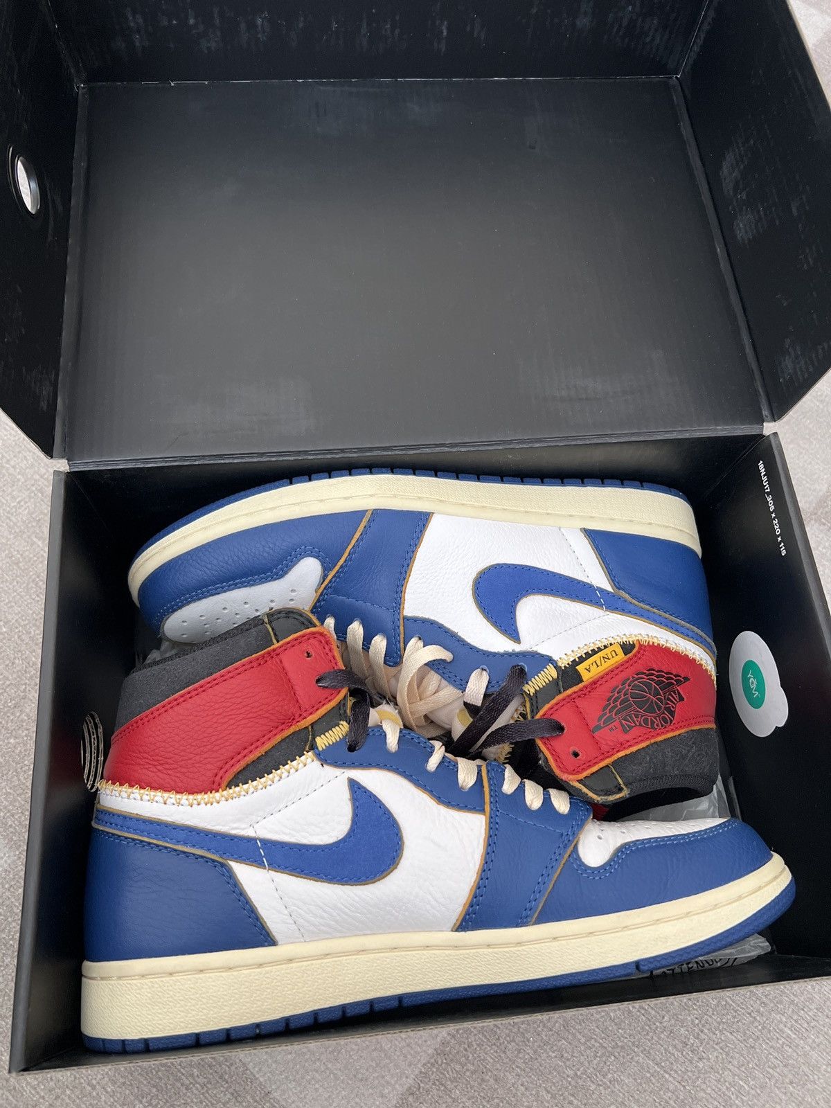 Jordan Brand × Union LA Jordan 1 high x union la storm blue 8.5us Size US 8.5 / EU 41-42 - 1 Thumbnail