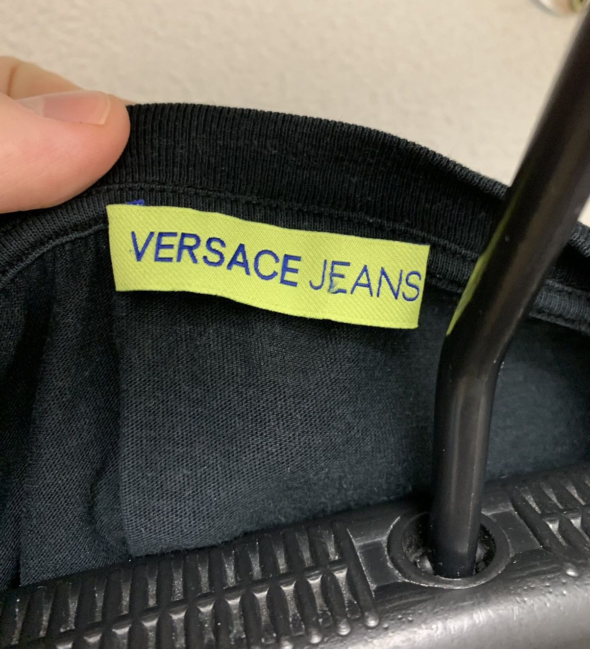 Versace Versace jeans couture black big logo t-shirt S sz Size US S / EU 44-46 / 1 - 5 Thumbnail