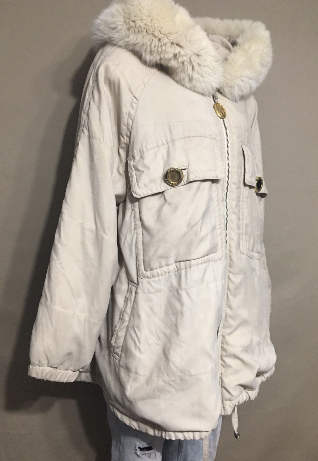 Gianfranco Ferre × Vintage Gianfranco Ferre Fourrures Vintage Fur Rabbit Coat Jacket Size M / US 6-8 / IT 42-44 - 5 Thumbnail