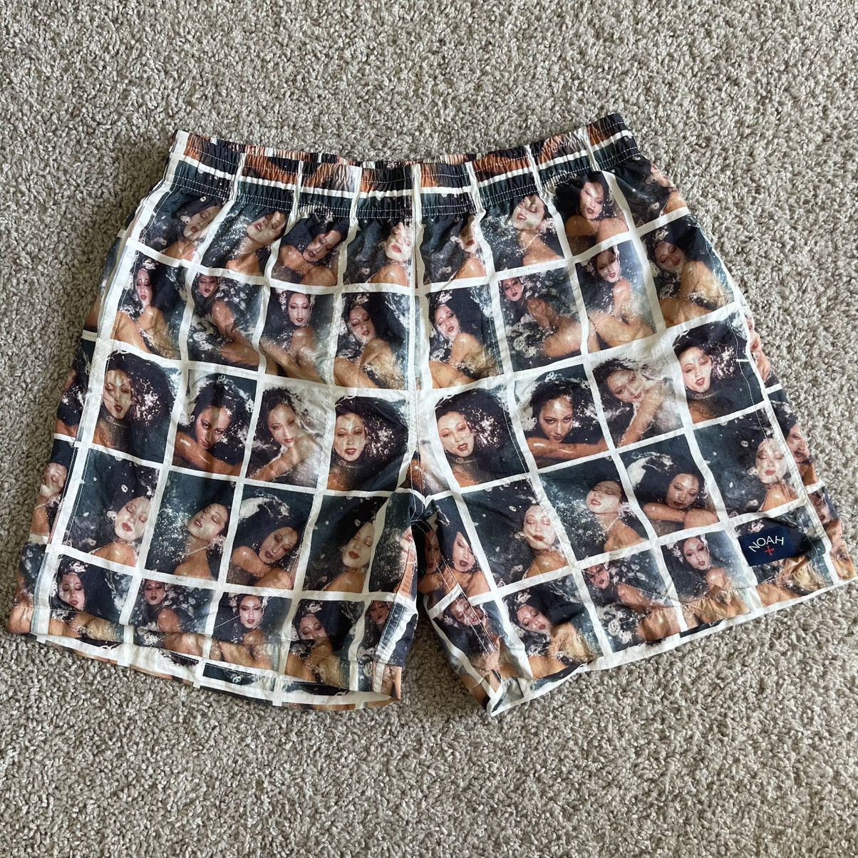 Noah RARE Noah x Antonio Lopez Print Swim Trunks Board Shorts Size US 34 / EU 50 - 1 Thumbnail