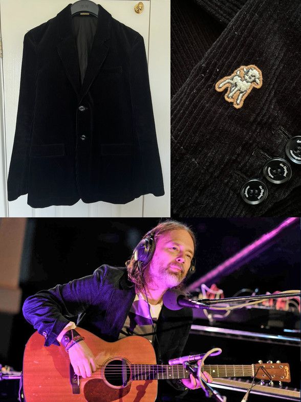 undercover the Shepherd テーラードジャケット トムヨーク Undercover Undercover 'The Shepherd' Corduroy Blazer Black Thom