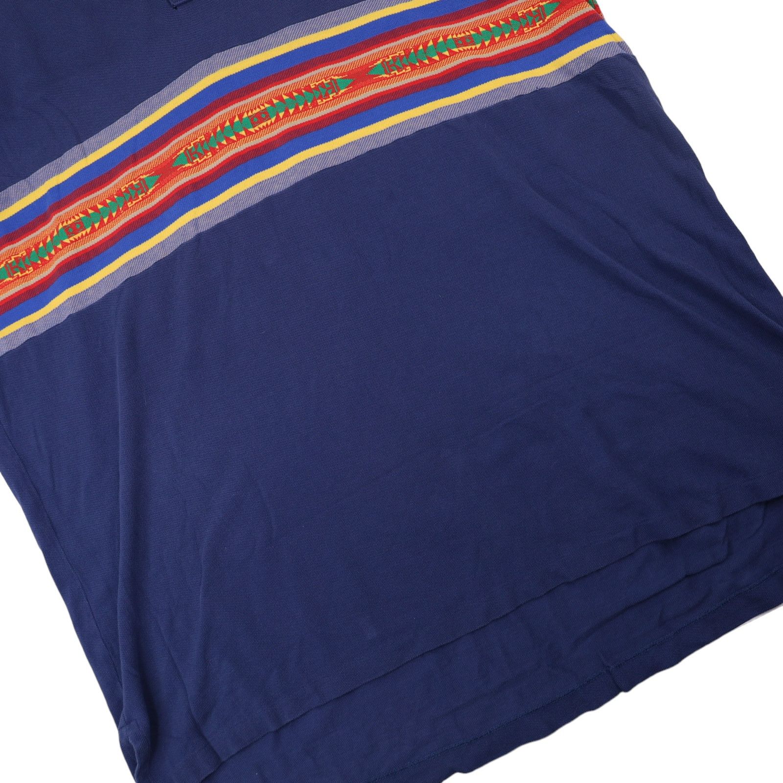 Polo Ralph Lauren × Vintage Vintage Polo Ralph Lauren Aztec Pattern Polo Shirt Size US XXL / EU 58 / 5 - 3 Thumbnail