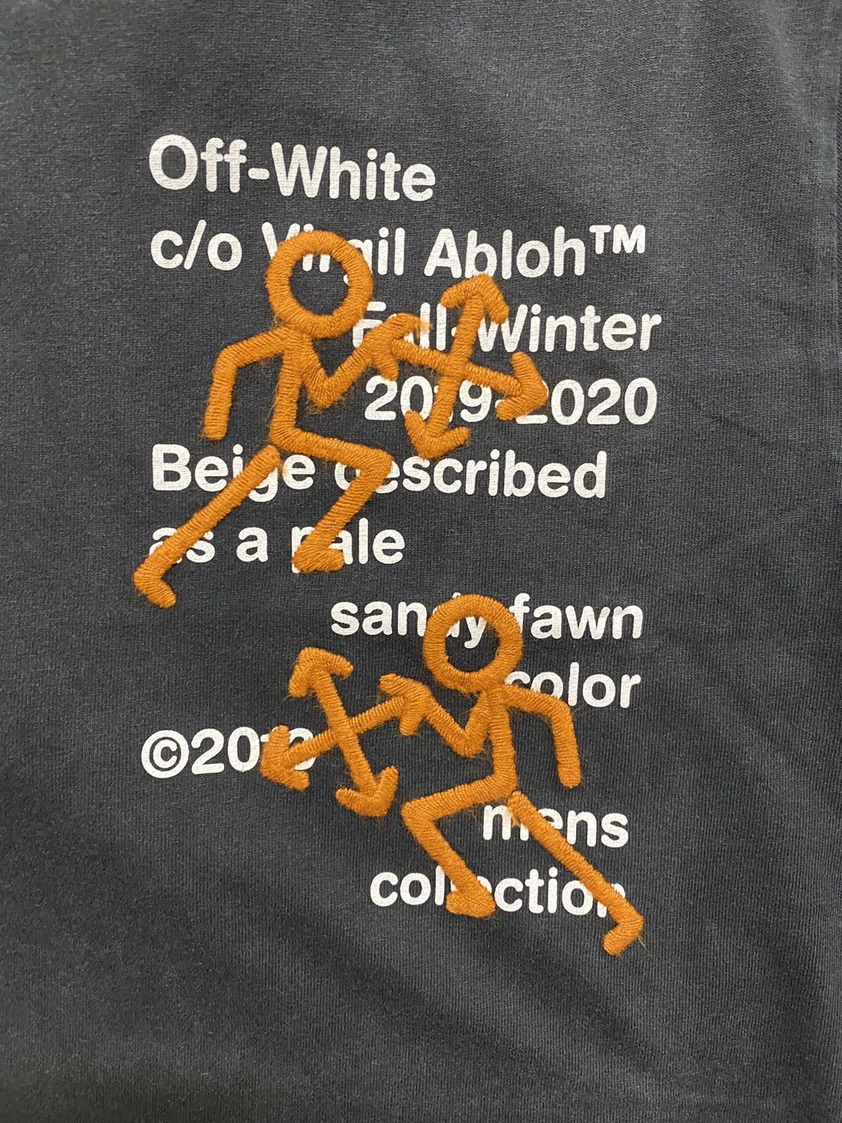 Off-White Off-White 2019 Pictogram Stickman Tee Size US S / EU 44-46 / 1 - 2 Thumbnail