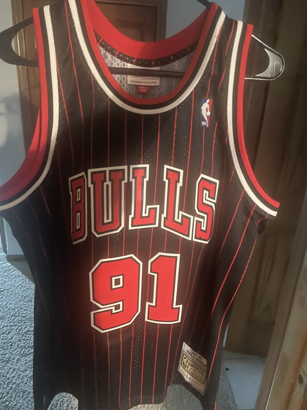 NBA hardwood classics rodman jersey Size US L / EU 52-54 / 3 - 2 Thumbnail