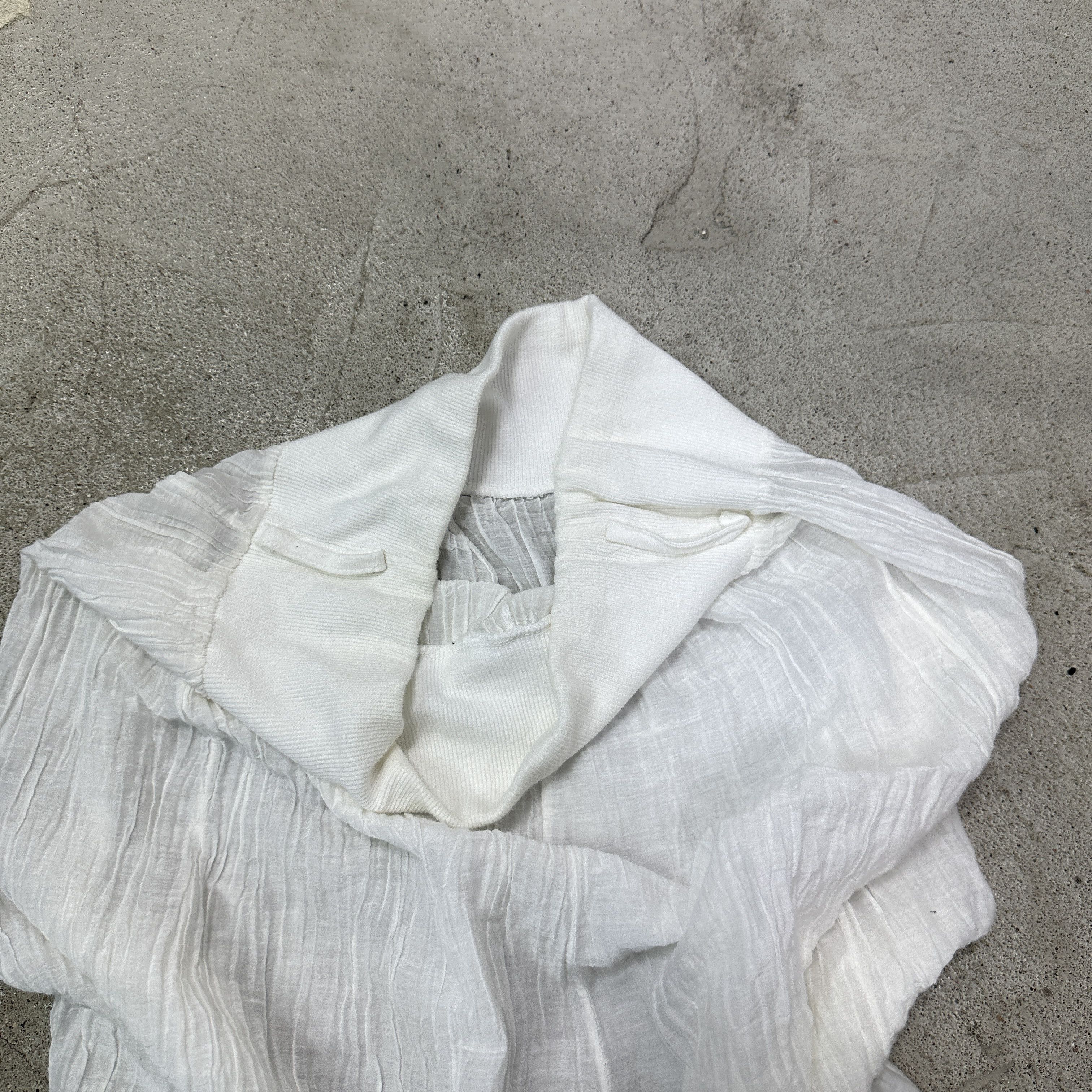 Vintage Vintage Boho Preppy Sheer White Lace Maxi Skirt Y2K Size 26" / US 2 / IT 38 - 5 Thumbnail