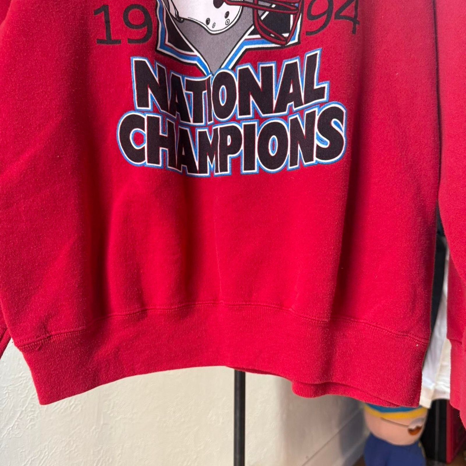 Tultex × Vintage Vintage 90s Nebraska National Champions 1994 Crewneck Size US L / EU 52-54 / 3 - 5 Thumbnail