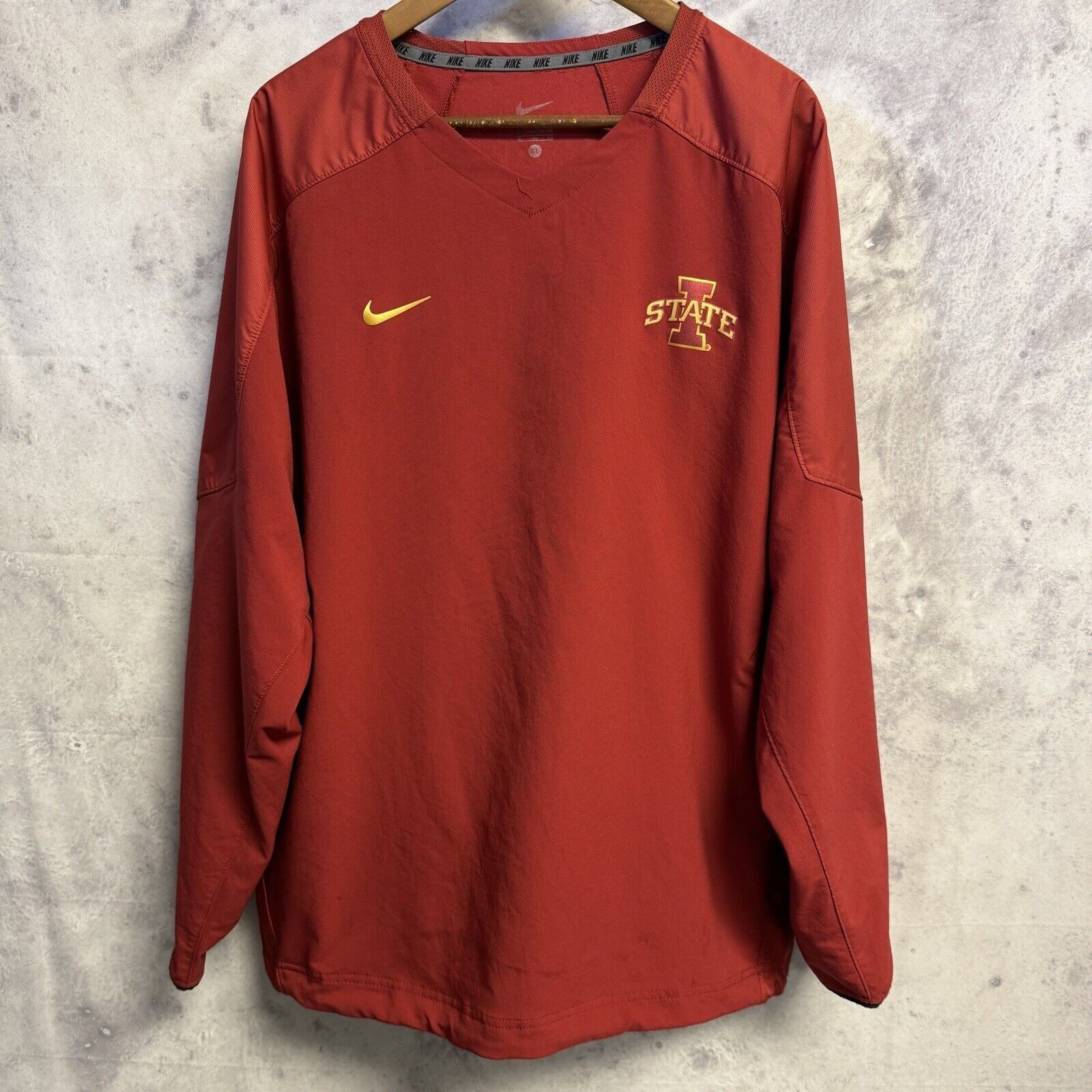 Nike Iowa State Cyclones Nike Jacket Mens XL Red College Logo Pul Size US XL / EU 56 / 4 - 1 Thumbnail