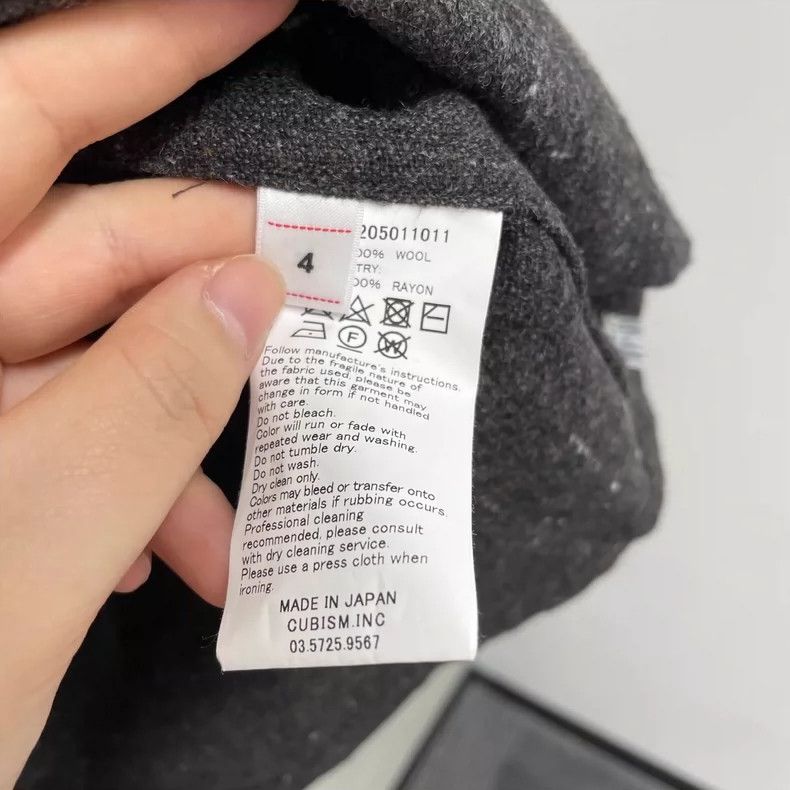 Visvim visvim 23aw New Long Sleeve Shirt in Black Wool Duffel shir Size US XL / EU 56 / 4 - 5 Thumbnail