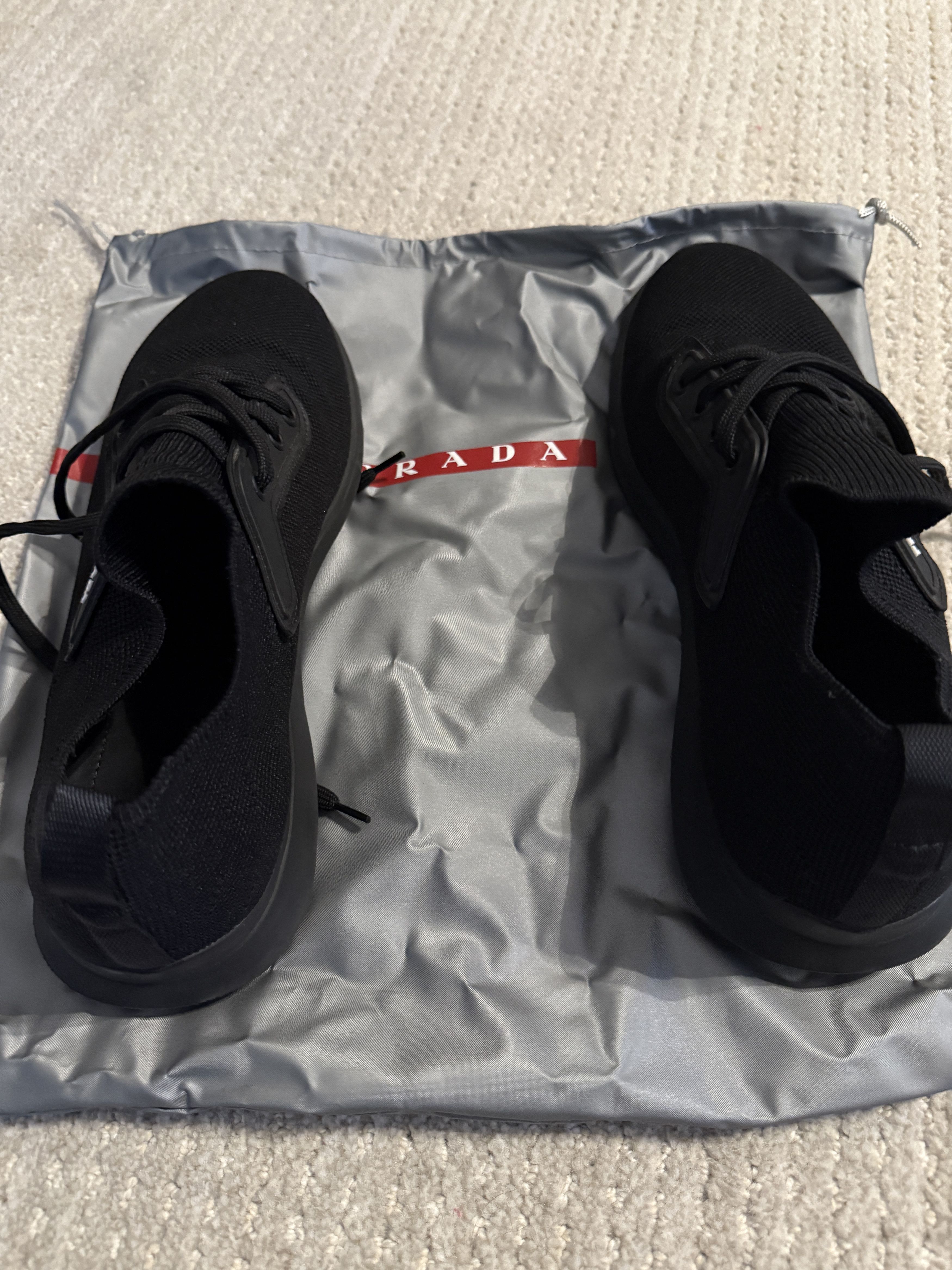 Prada Prada Rare Knit Sneakers 9.5 Black Size US 9.5 / EU 42-43 - 5 Thumbnail
