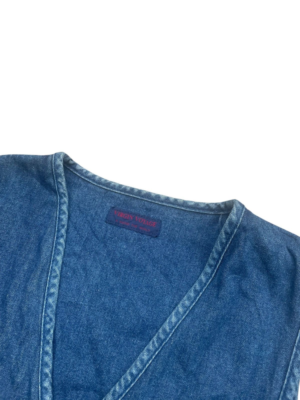 Japanese Brand Virgin Voyage Denim Vest Size US M / EU 48-50 / 2 - 4 Thumbnail