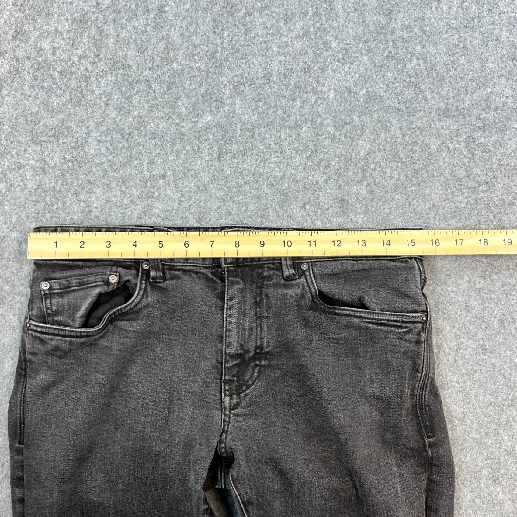 Armani Exchange Armani Exchange Jeans Slim Skinny 31 30 Dark Wash Grey Stretch Denim 5-Pocket Mens Regular Size Size US 31 - 6 Thumbnail