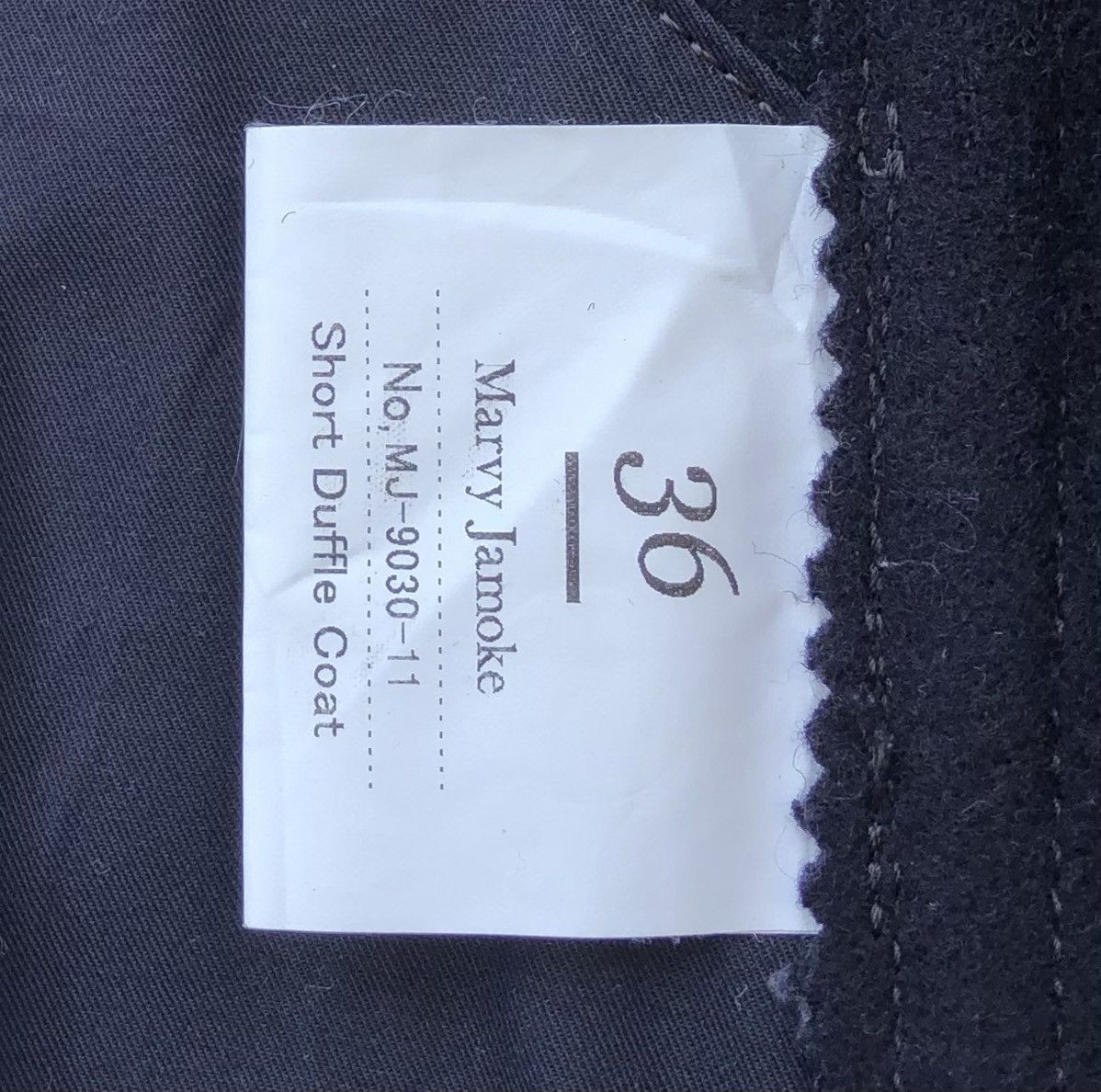 Japanese Brand Marvy Jamoke Men’s Wool Short Duffle Winter Coat Jacket Size US M / EU 48-50 / 2 - 22 Thumbnail