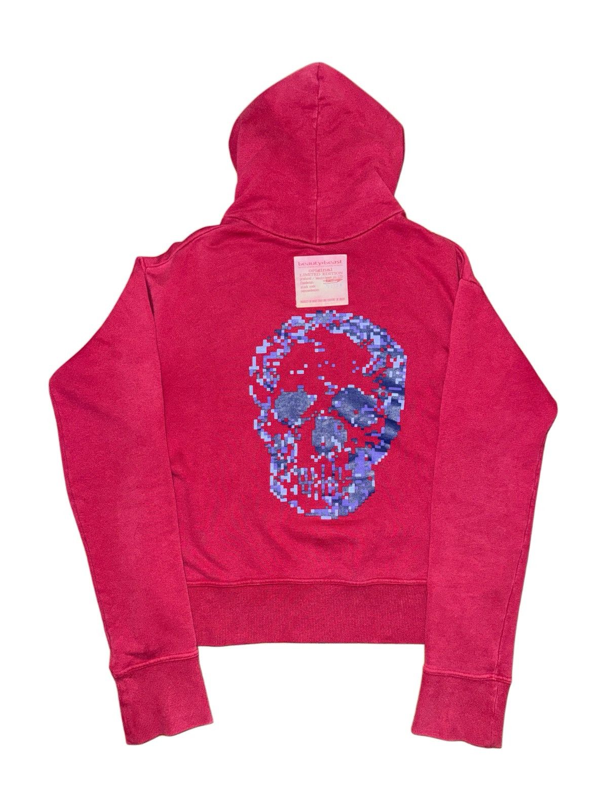 Beauty Beast AW98 “More Faster” embroidered dark knight hoodie