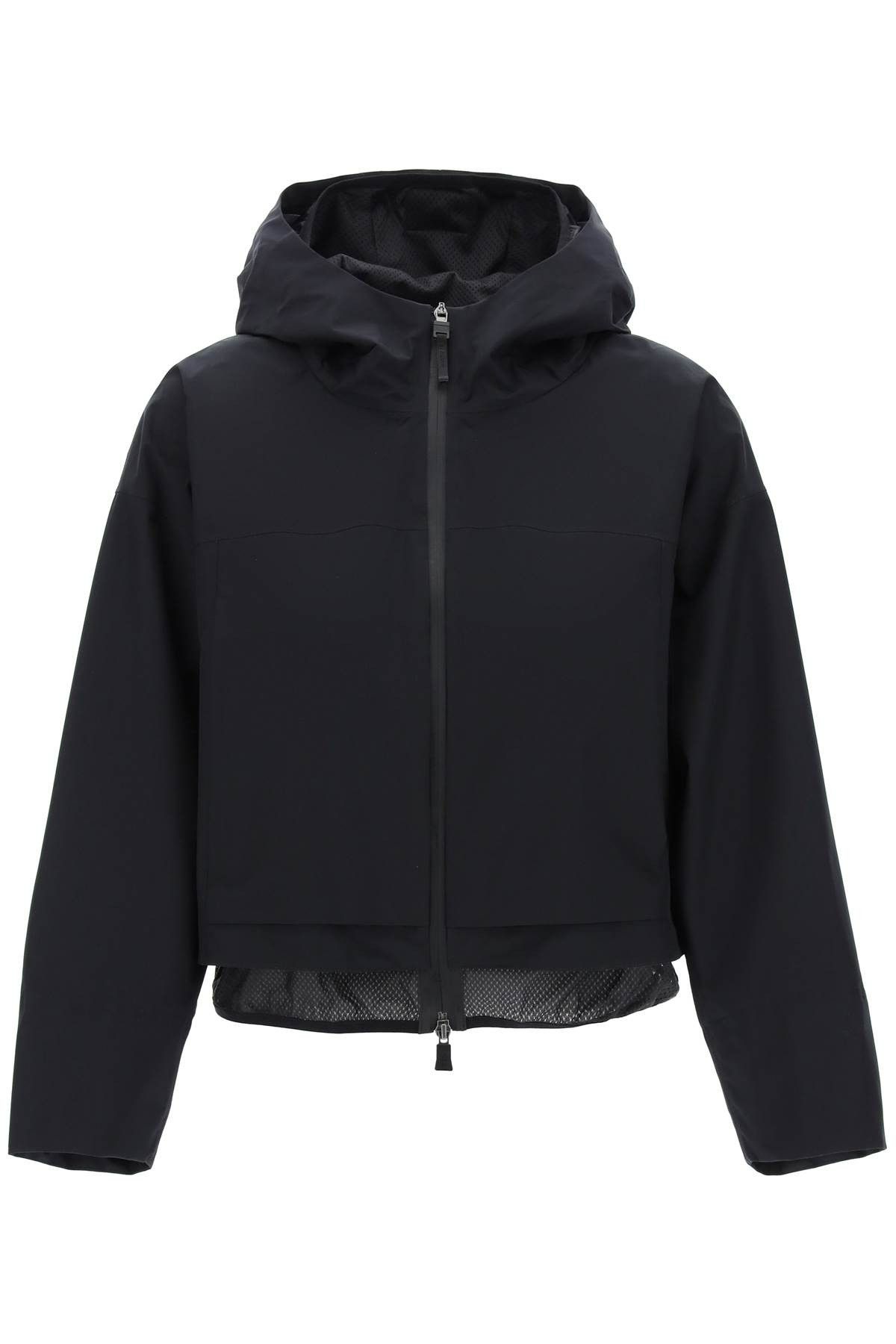 image of Herno Hooded Paclite Jacket In in Nero, Women's (Size XS)