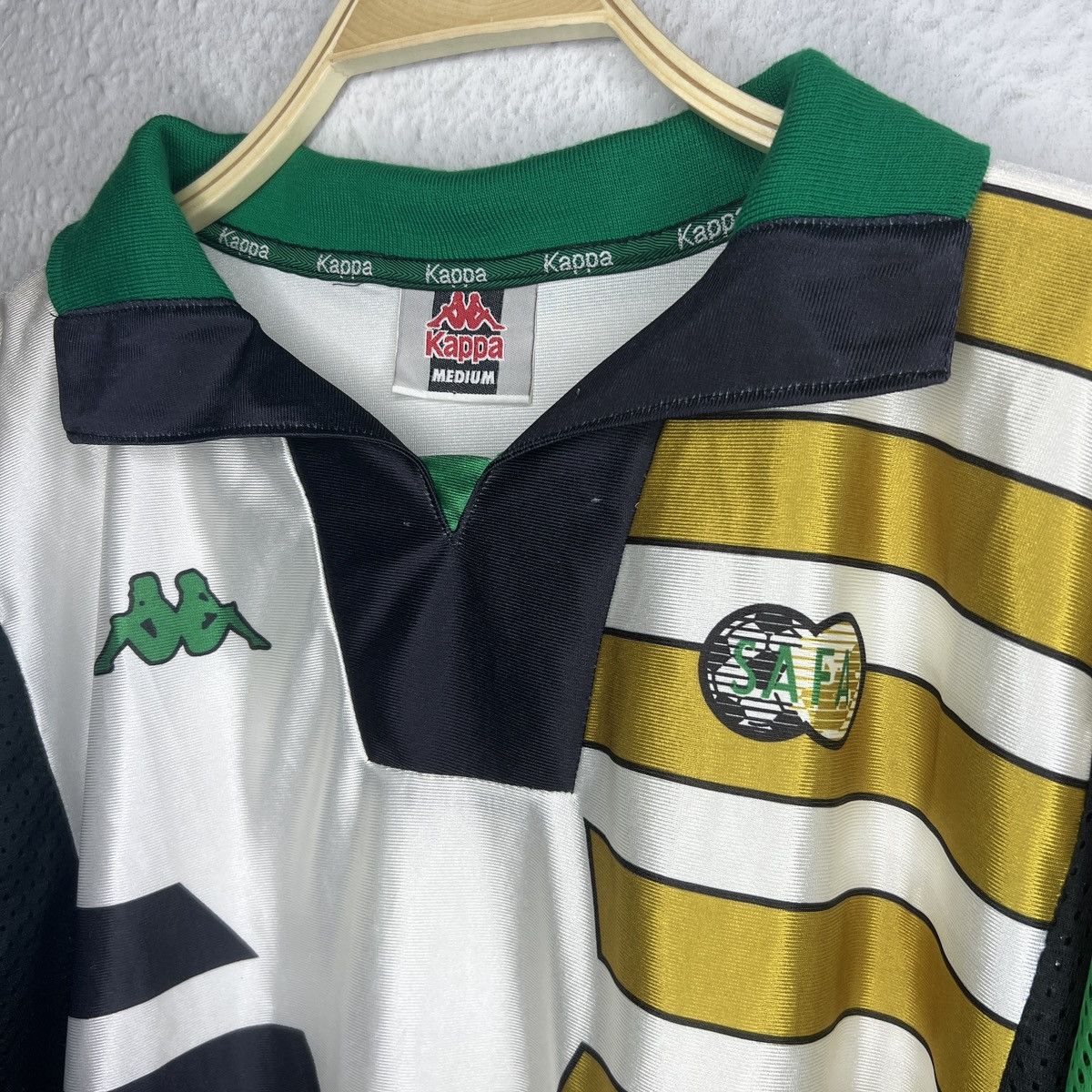 Kappa 1990s Kappa SAFA JERSEY Short Sleeve Polo Shirt Size US M / EU 48-50 / 2 - 5 Thumbnail