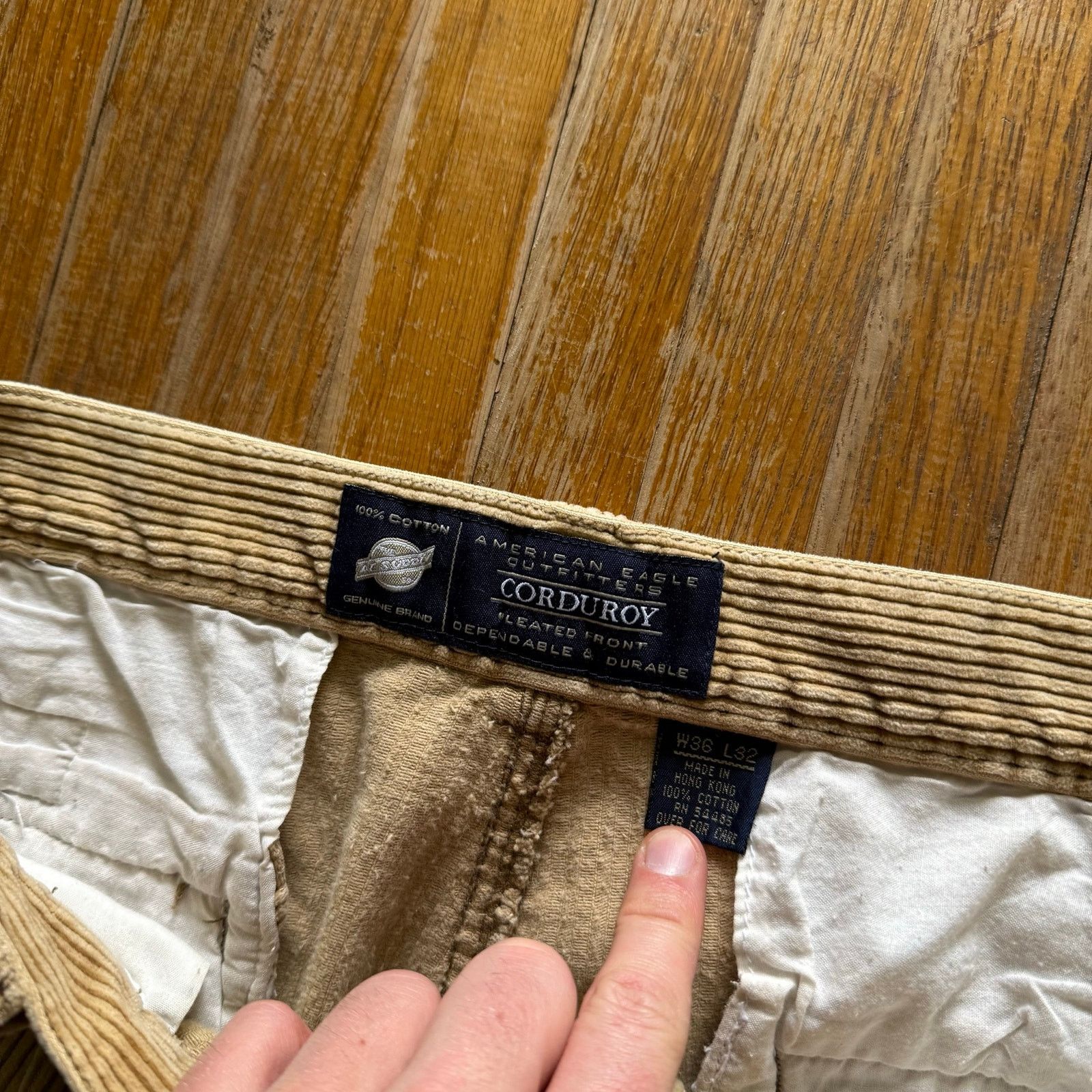 American Eagle Outfitters Vintage American Eagle Loose Fit Corduroy Pants Size US 36 / EU 52 - 4 Thumbnail