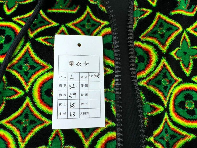 Louis Vuitton Louis Vuitton Jamaican Color Flocked Full Print Jacket Size US L / EU 52-54 / 3 - 6 Thumbnail