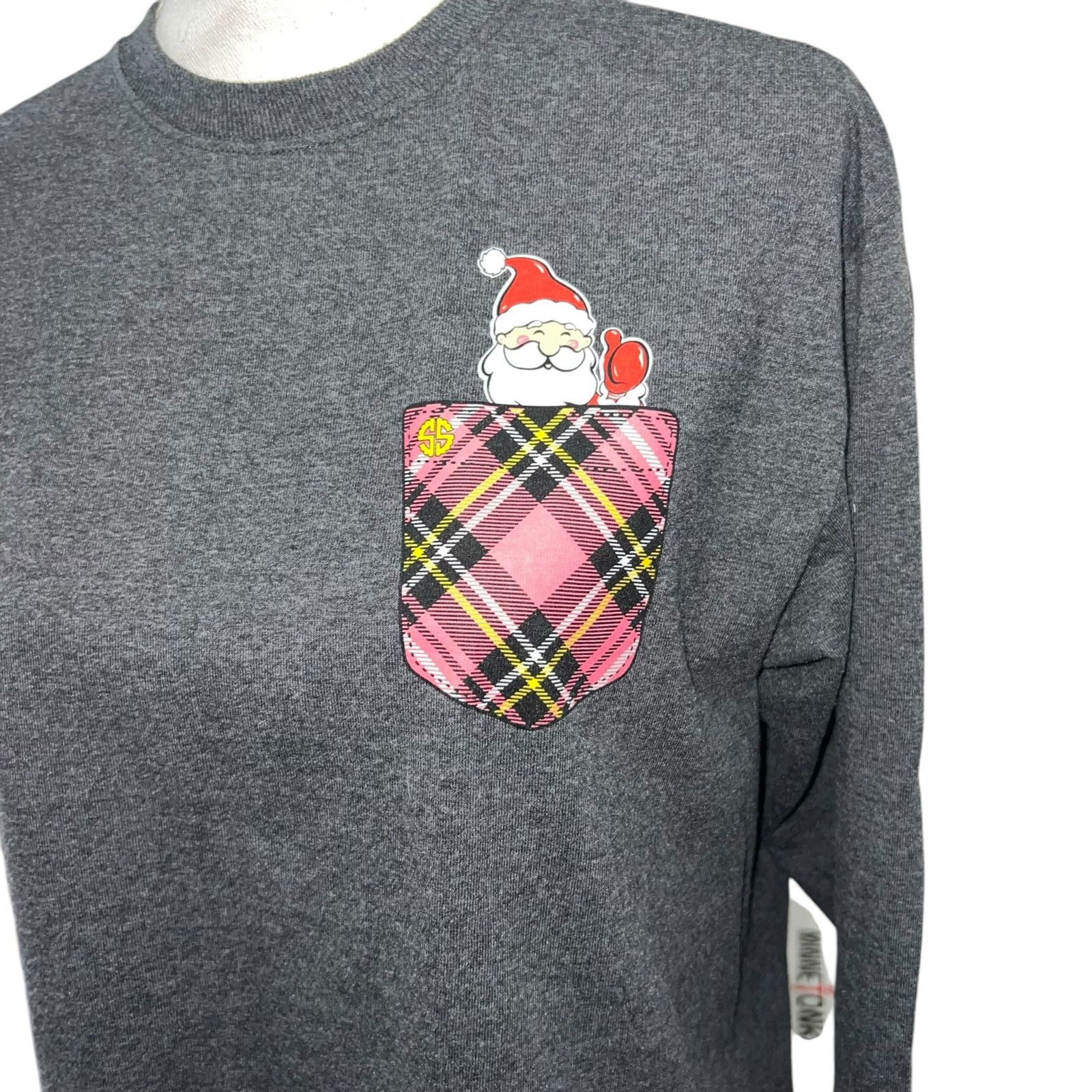 & Other Stories × Other Simply Southern Womens Long Sleeve T-Shirt Santa Christmas M Size M / US 6-8 / IT 42-44 - 6 Thumbnail