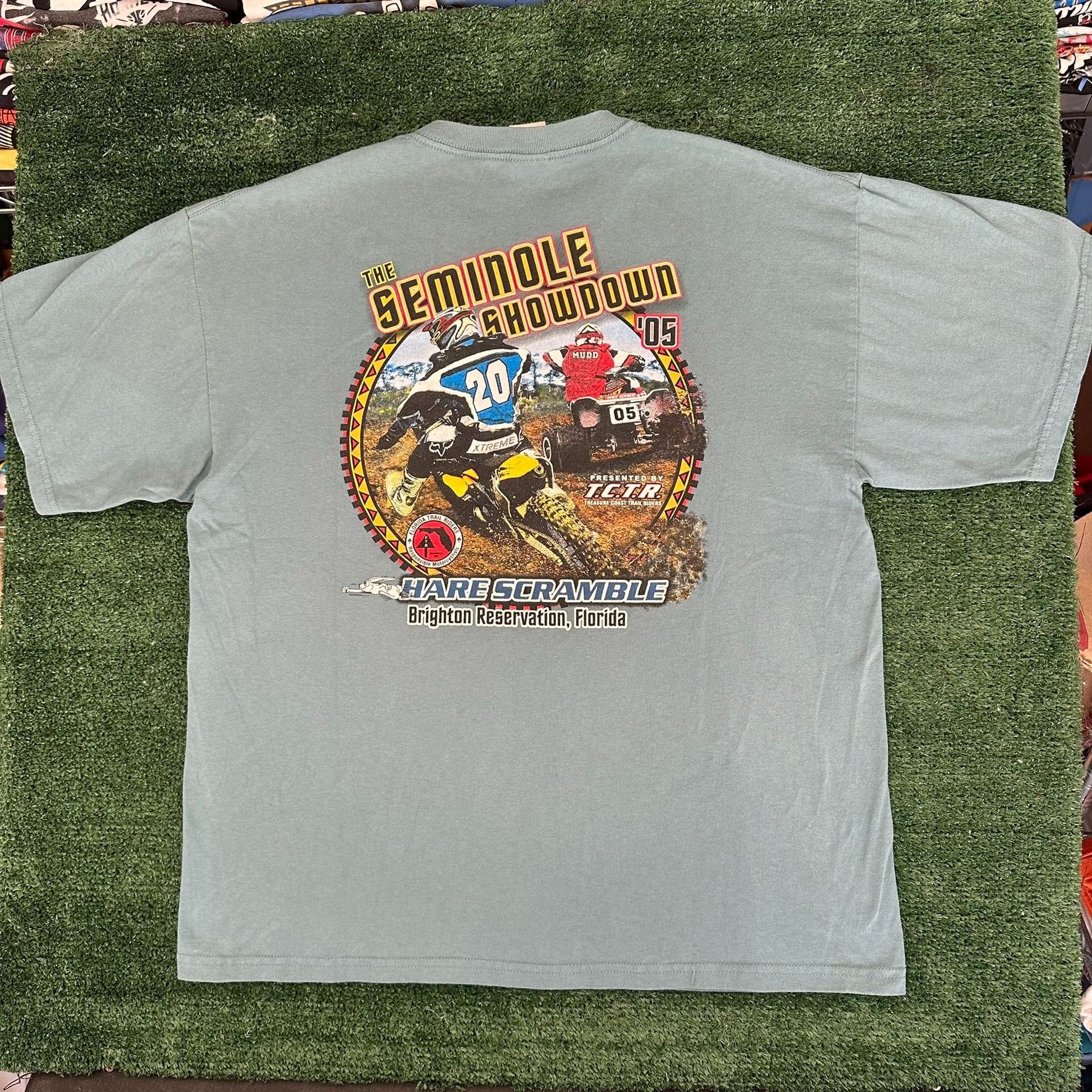 Vintage Vintage Y2K Motocross Dirt Bike T-Shirt Gorpcore MotoX MX Gr Size US XL / EU 56 / 4 - 1 Thumbnail