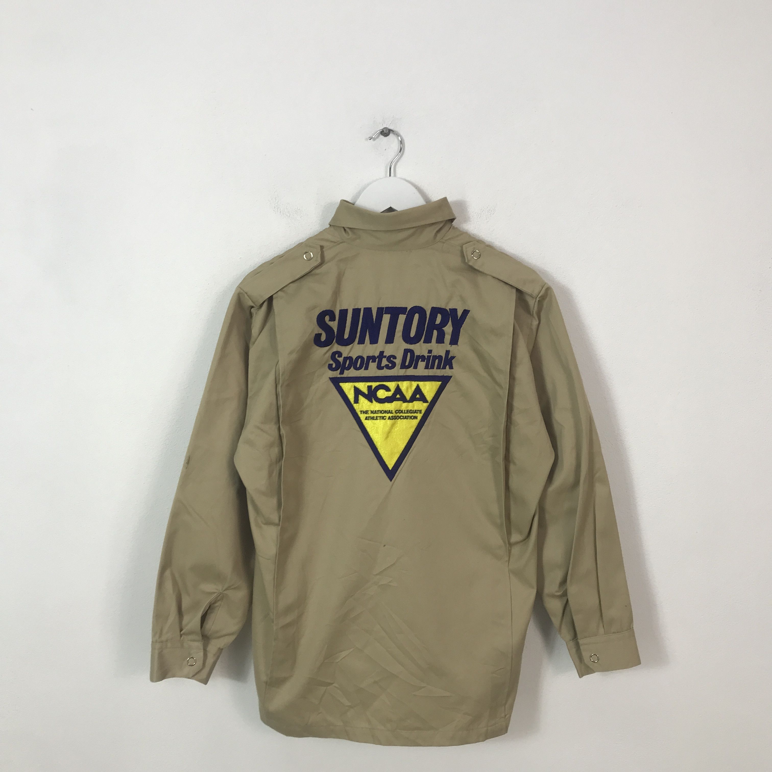 Japanese Brand vintage suntory food Snap Button Shirt jacket K62B4 Size US L / EU 52-54 / 3 - 1 Thumbnail