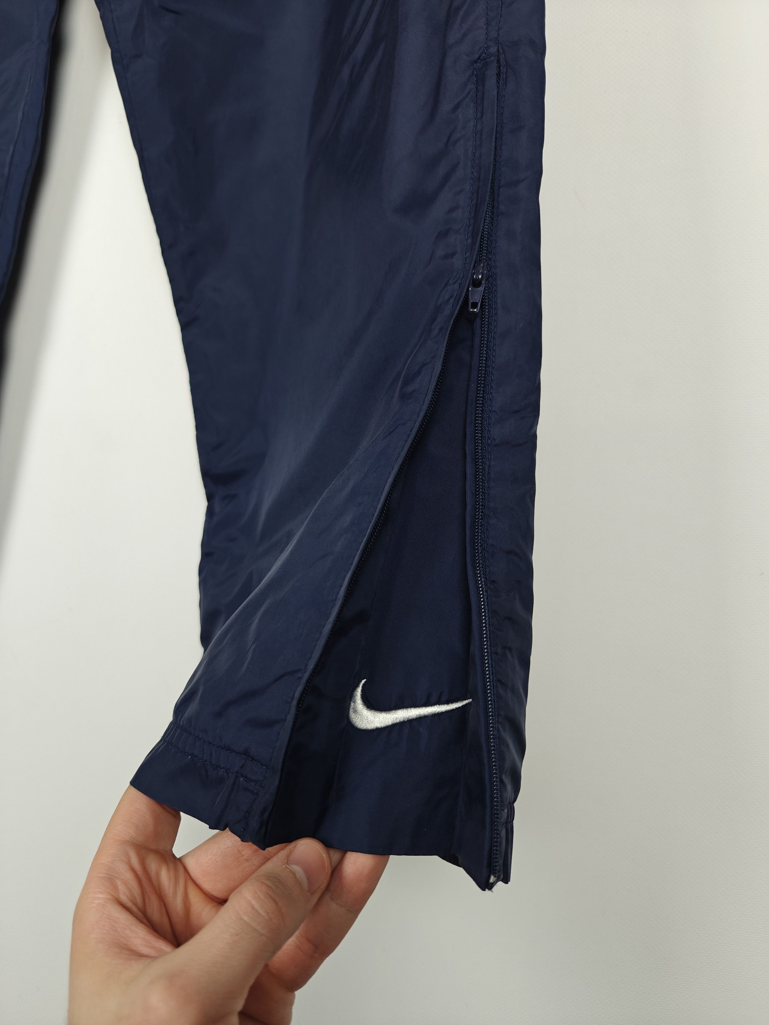 Nike Nike Track Pants VTG Black Label Down Swoosh Blue M Size US 32 / EU 48 - 12 Thumbnail