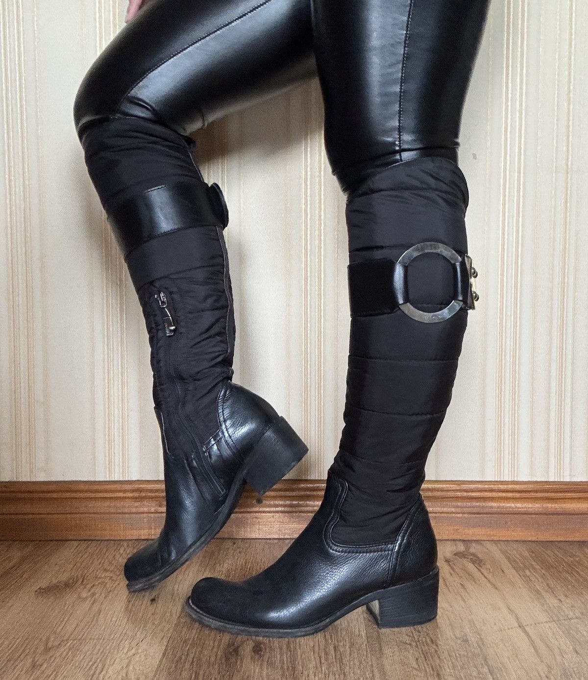 Baldinini Baldinini Vintage Quilted Over-The-Knee Boots(Y2K Aesthetic) Size US 6 / IT 36 - 2 Thumbnail