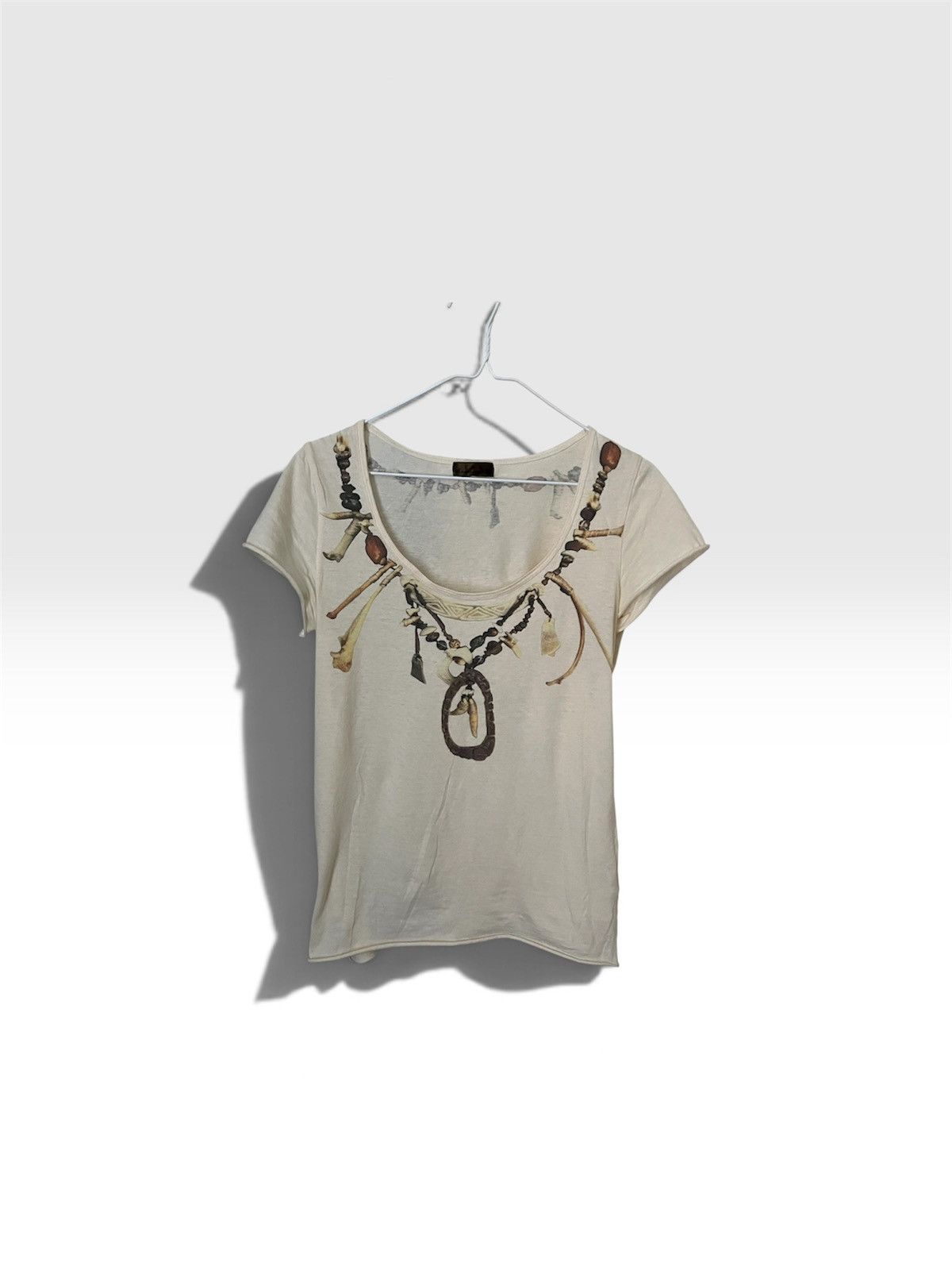 GOA Goa poem necklace feather t shirt vkei lgb style | Grailed