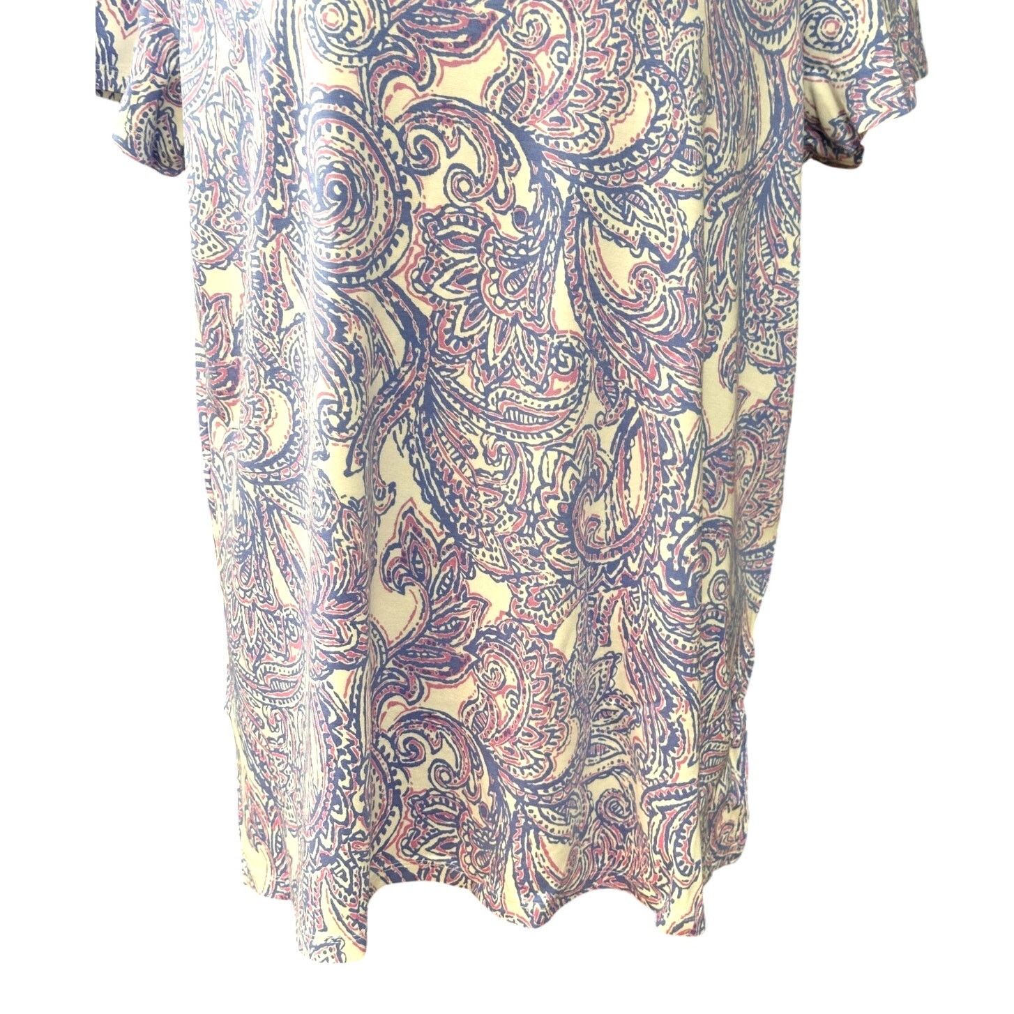 Jones New York Jones New York Paisley Blouse Blue Purple Women's 1X NWT Size XL / US 12-14 / IT 48-50 - 4 Thumbnail