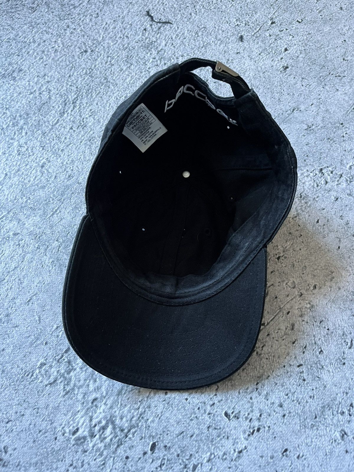 Carhartt Wip × Gosha Rubchinskiy × PACCBET Carhartt x Rassvet PACCBET Cap Hat Black NWT Size ONE SIZE - 3 Thumbnail