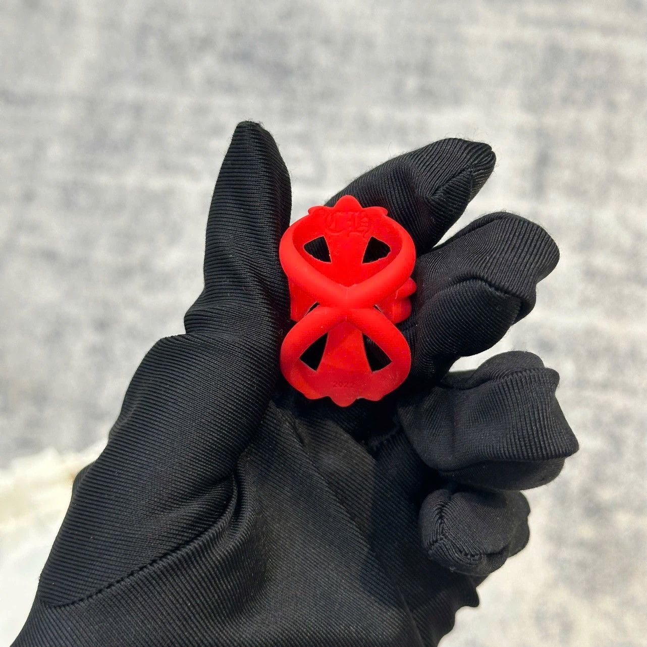 Chrome Hearts CHROME HEARTS Infinity Ring RED Size ONE SIZE - 4 Thumbnail