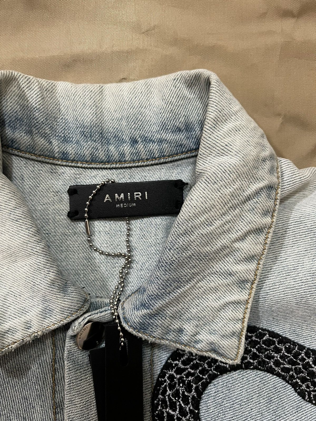Amiri AMIRI - Oversized Distress Denim Trucker Jacket size M $3000 Size US M / EU 48-50 / 2 - 3 Thumbnail