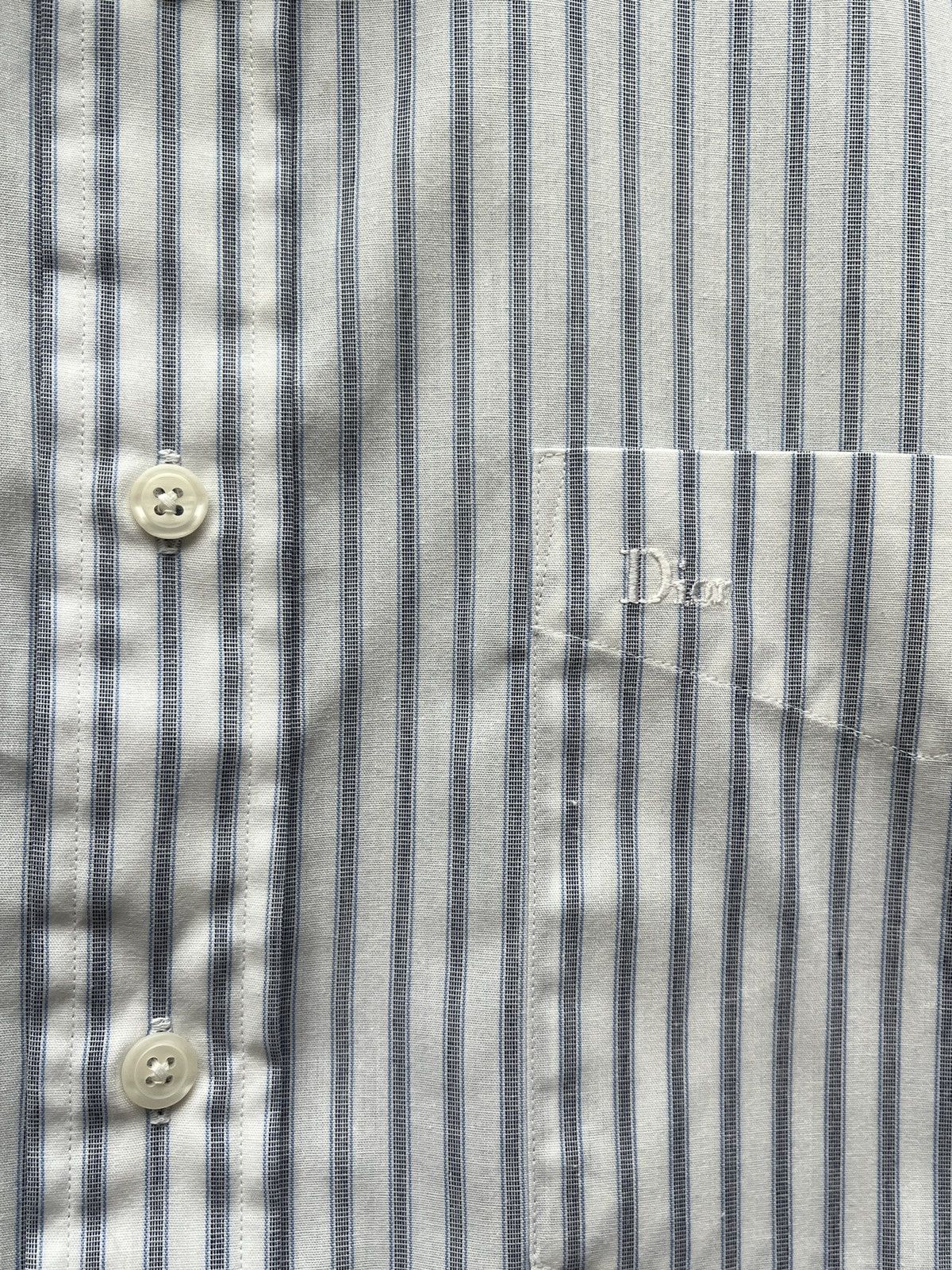 Christian Dior Monsieur Christian Dior Monsieur Shirt Stripped 43 17 Size US XL / EU 56 / 4 - 3 Thumbnail