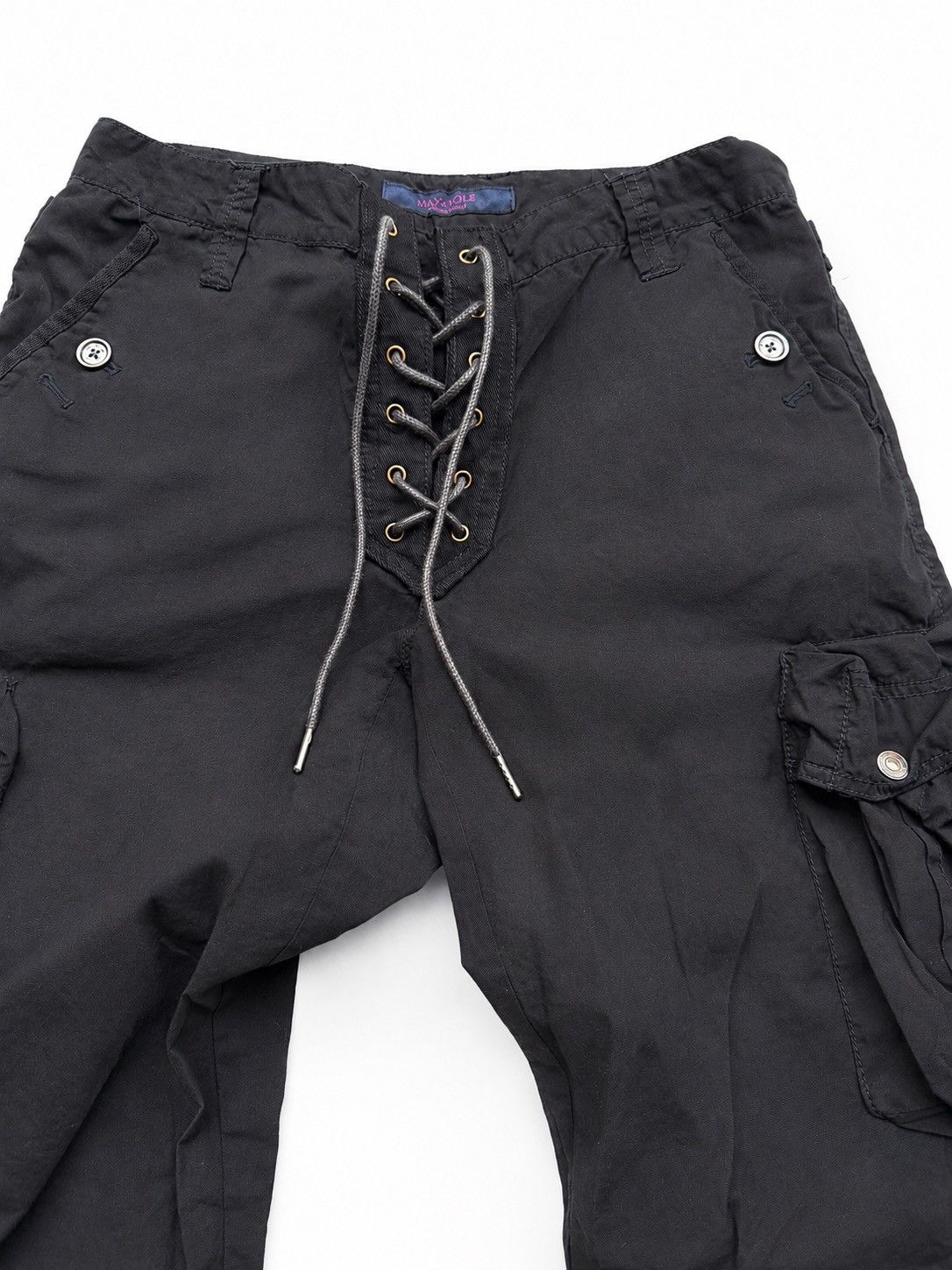 Japanese Brand Maypole Lace up cargo pants Size US 32 / EU 48 - 3 Thumbnail
