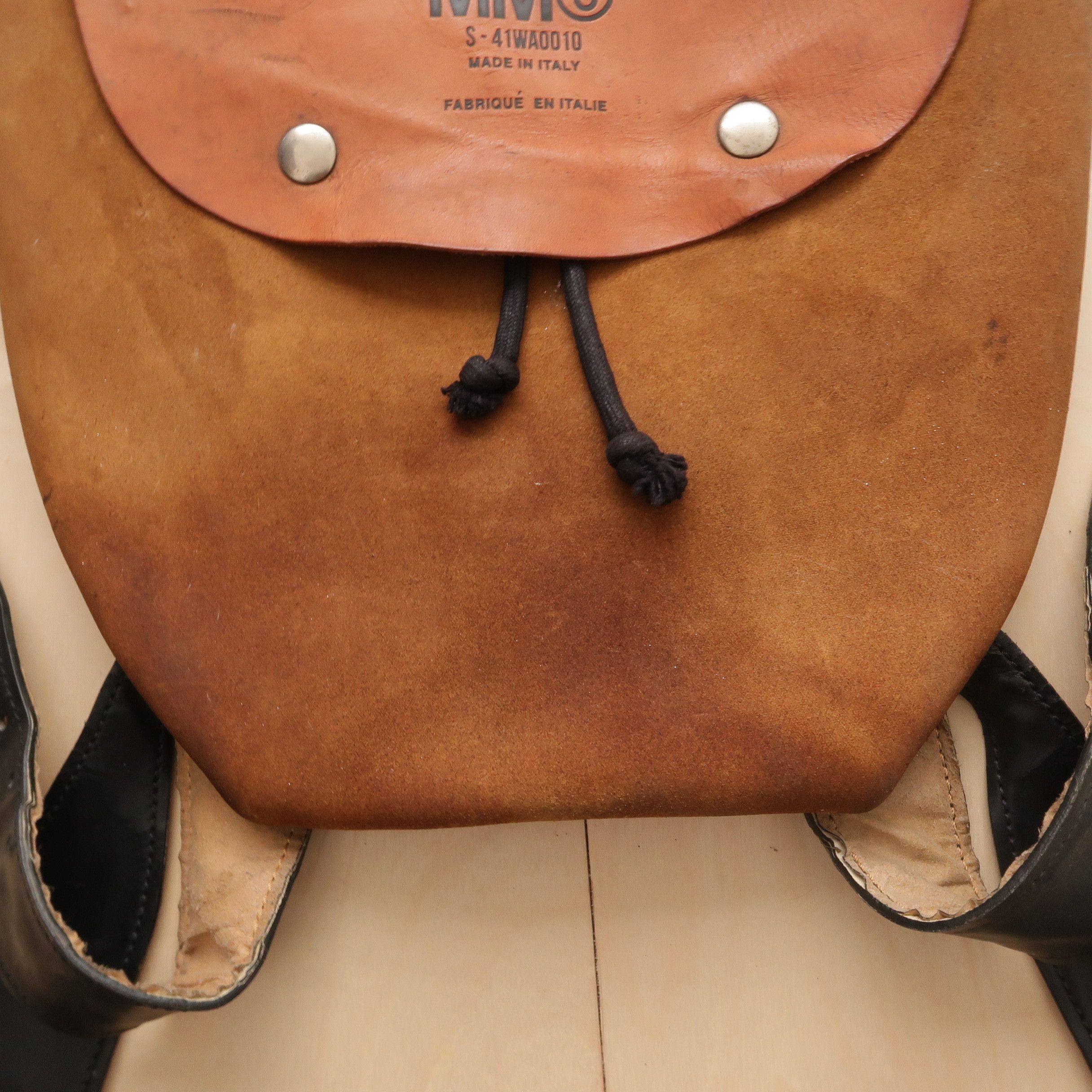 Maison Margiela FW 2018 Leather Backpack Military Distressed Size ONE SIZE - 5 Thumbnail