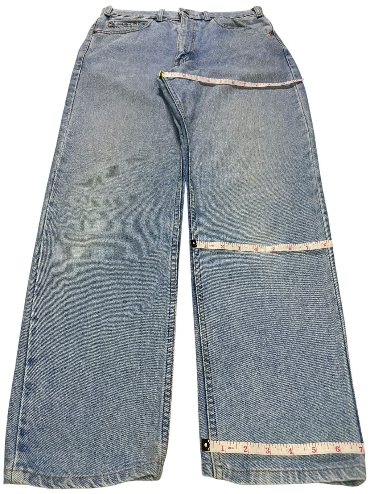 Levi's Vintage 90s Levis 616 Blue Wash Jeans Size US 32 / EU 48 - 13 Thumbnail