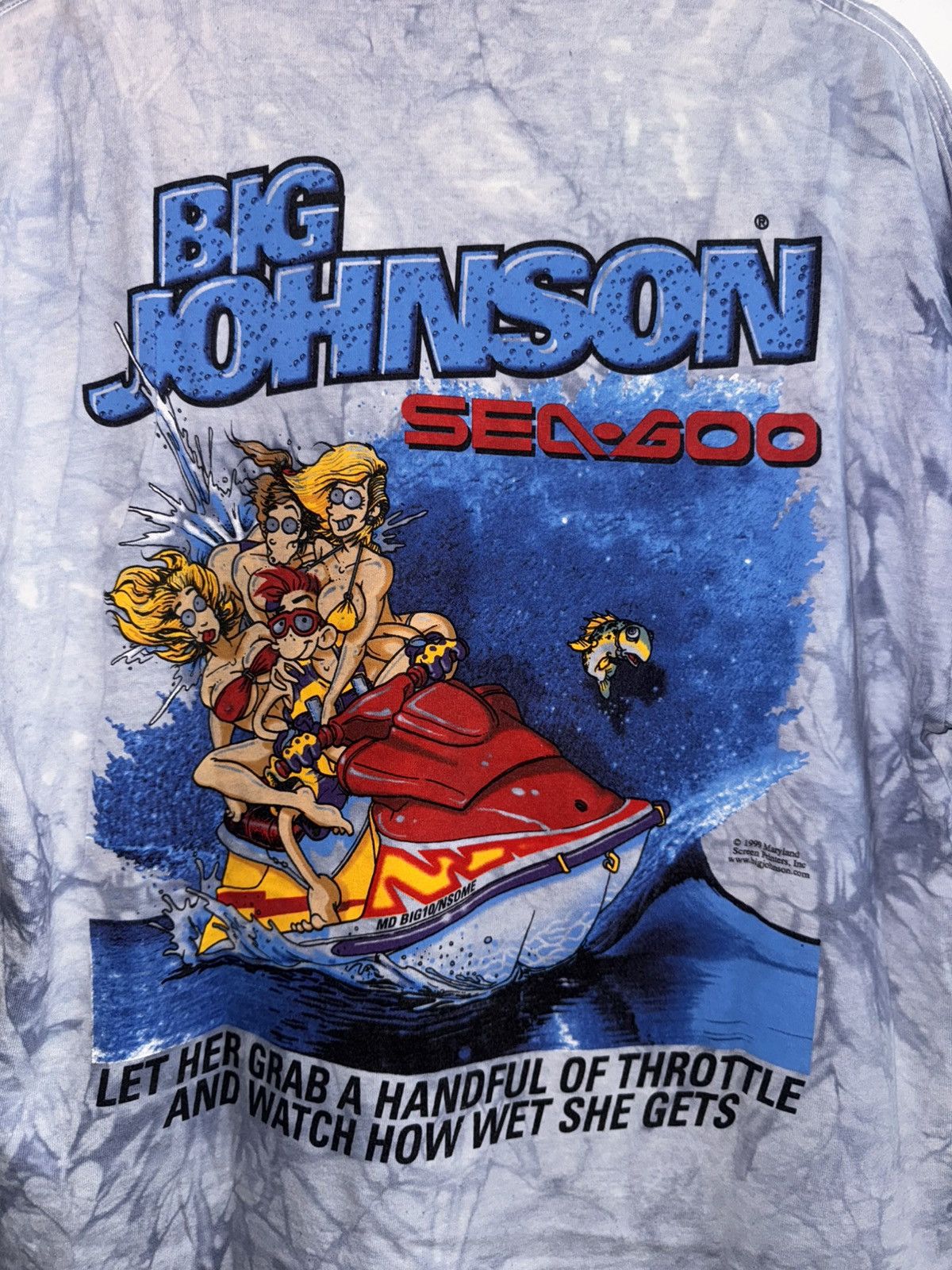 Big John Big Johnson 1999 tiedye parody tee Size US L / EU 52-54 / 3 - 4 Thumbnail