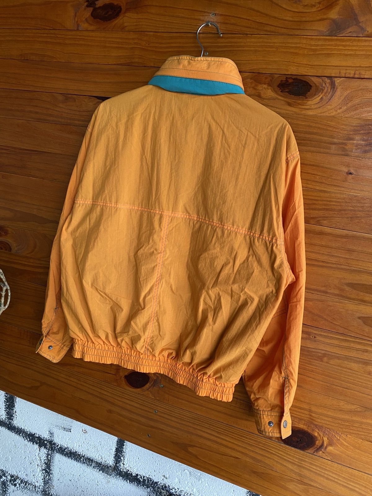 Vintage Vintage Adria Sports Nylon Jacket – Orange & Teal Line Size US M / EU 48-50 / 2 - 12 Thumbnail