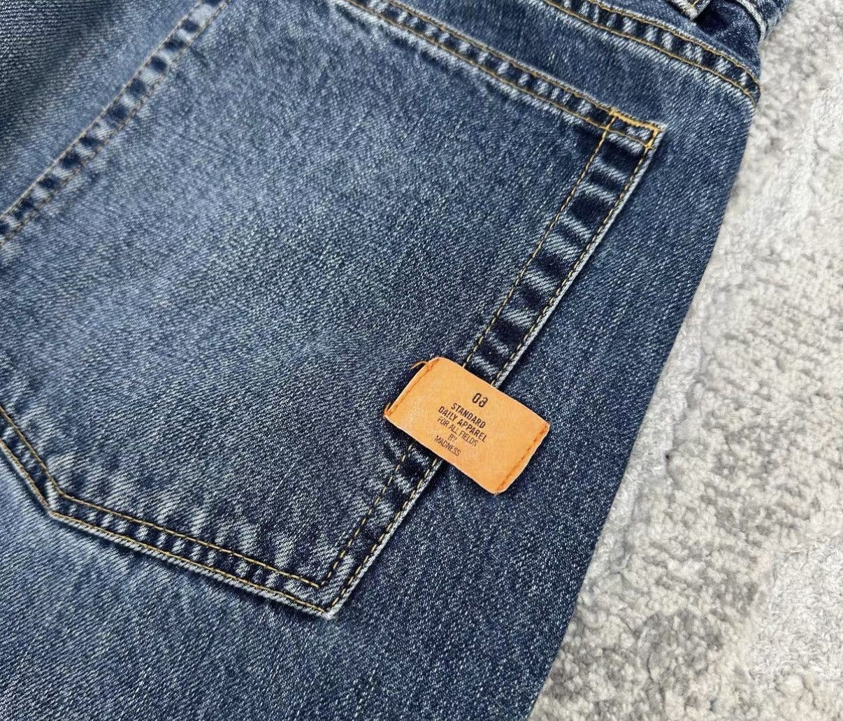Madness MADNESS 20SS Japanese Washed Cropped Denim Pants J16 Size US 34 / EU 50 - 5 Thumbnail