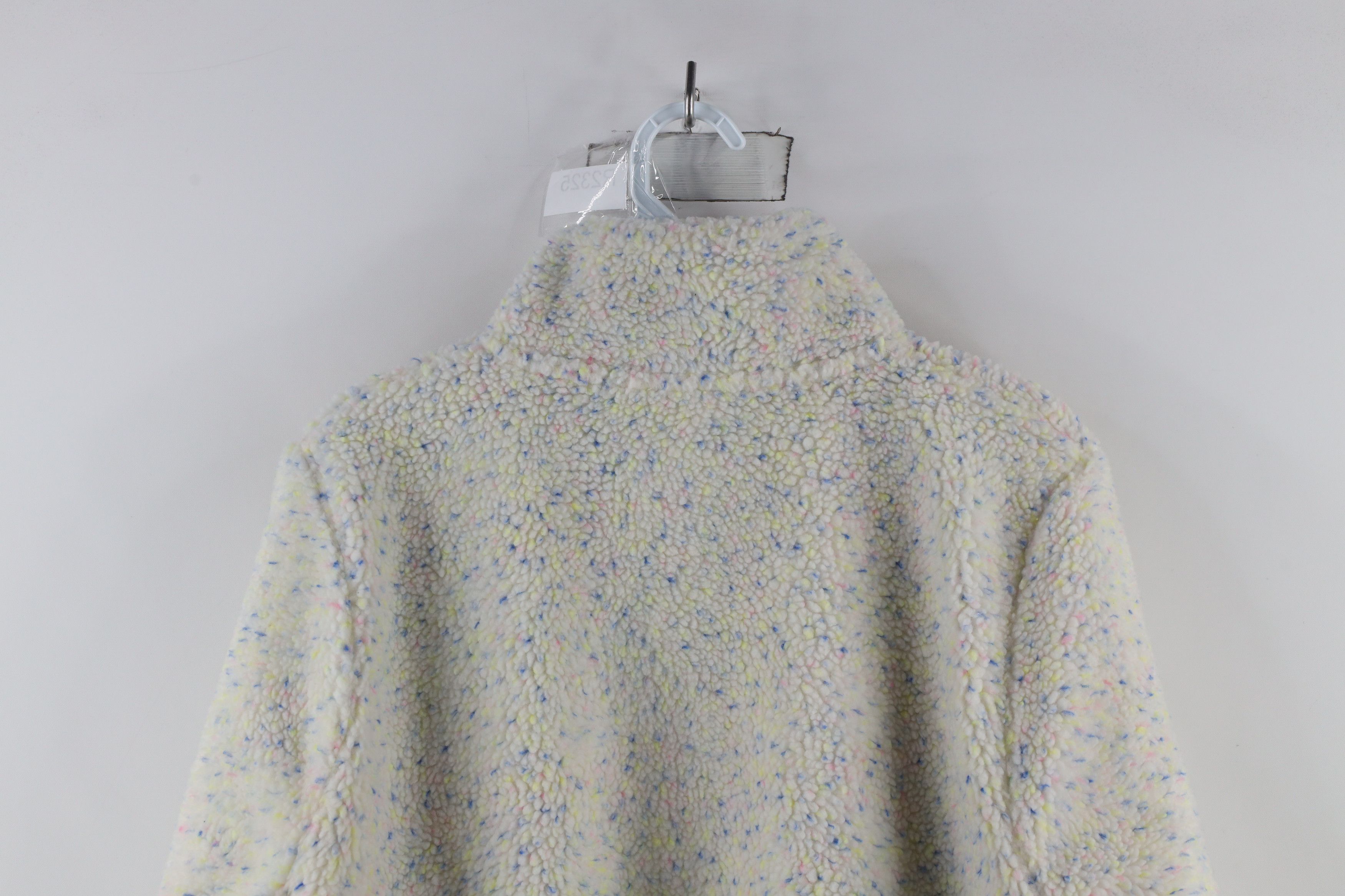 J.Crew × Vintage J Crew Fleck Deep Pile Fleece Full Zip Jacket Polyester Size M / US 6-8 / IT 42-44 - 9 Thumbnail
