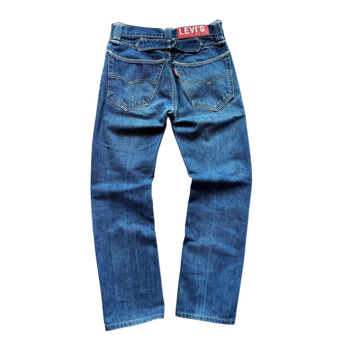 Levi's INSANE 1 of 1 Red Tab Levi’s engineered jeans buckleback y2k Size US 31 - 2 Thumbnail