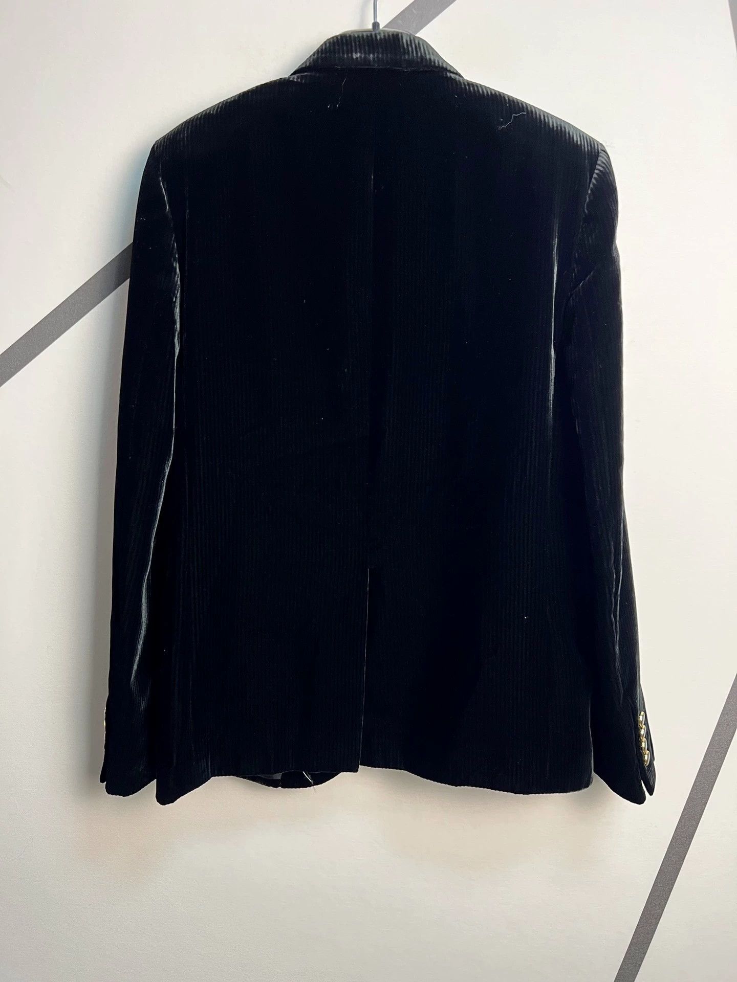 Authentic Saint Laurent corduroy three-button blazer